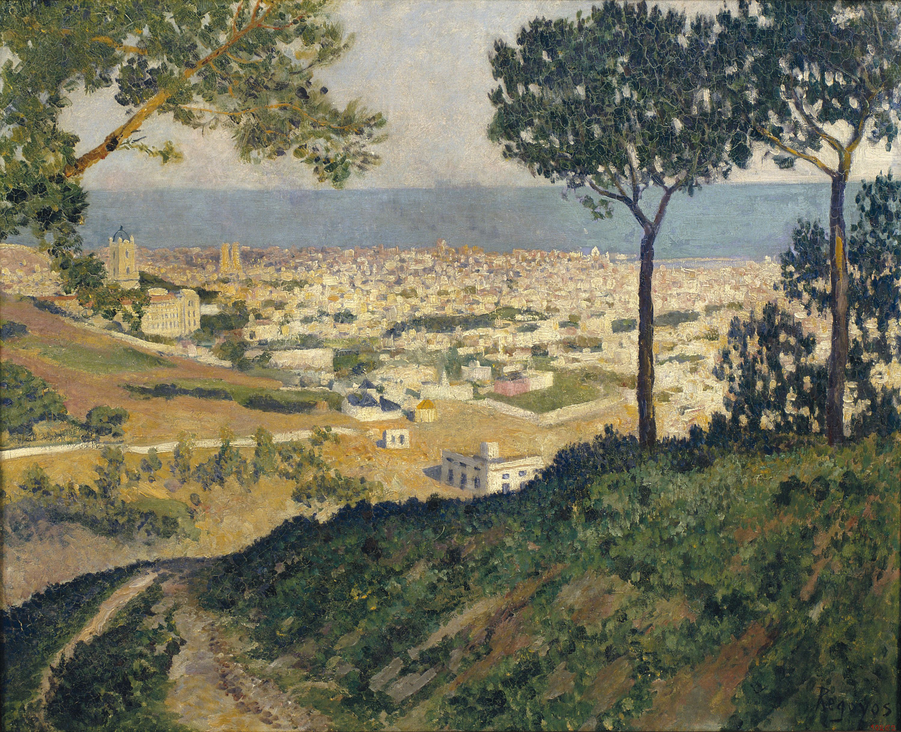 image for: Darío de Regoyos - Barcelona des de Vallvidrera - 1912