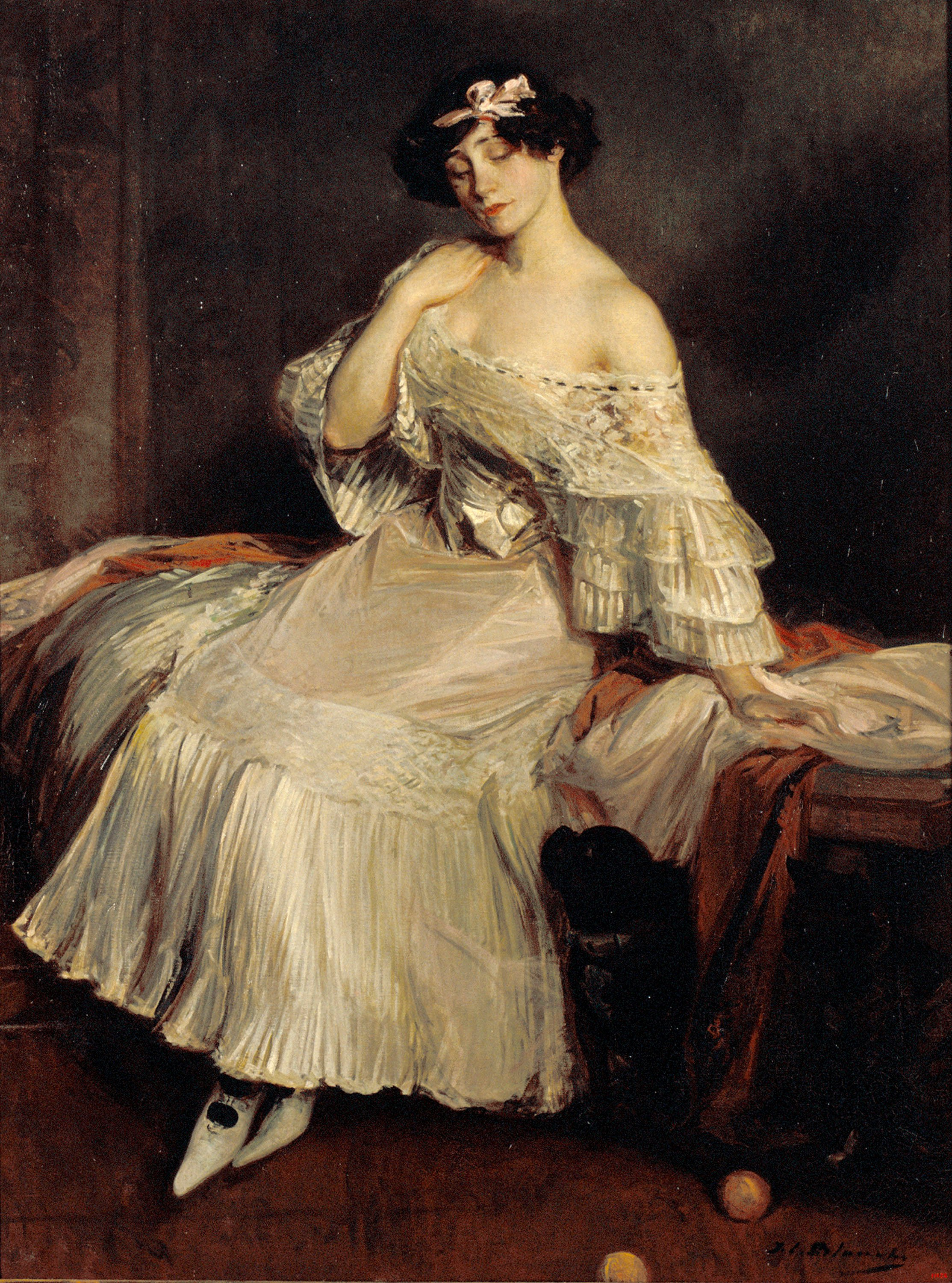 image for: Jacques-Émile Blanche - Retrat de la novel·lista Colette - Cap a 1905