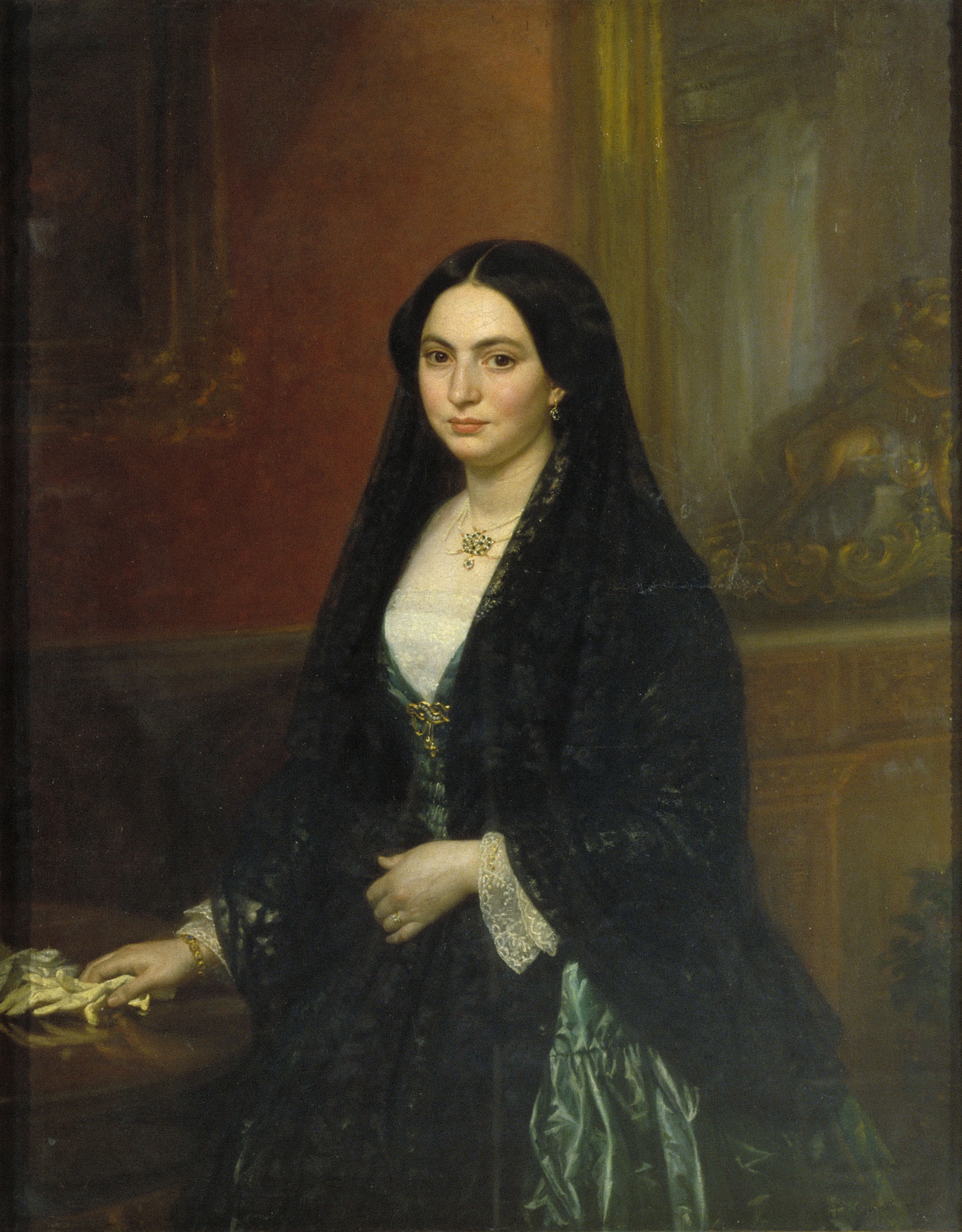 image for: Joaquim Espalter - Retrat de la senyora Espalter - 1852