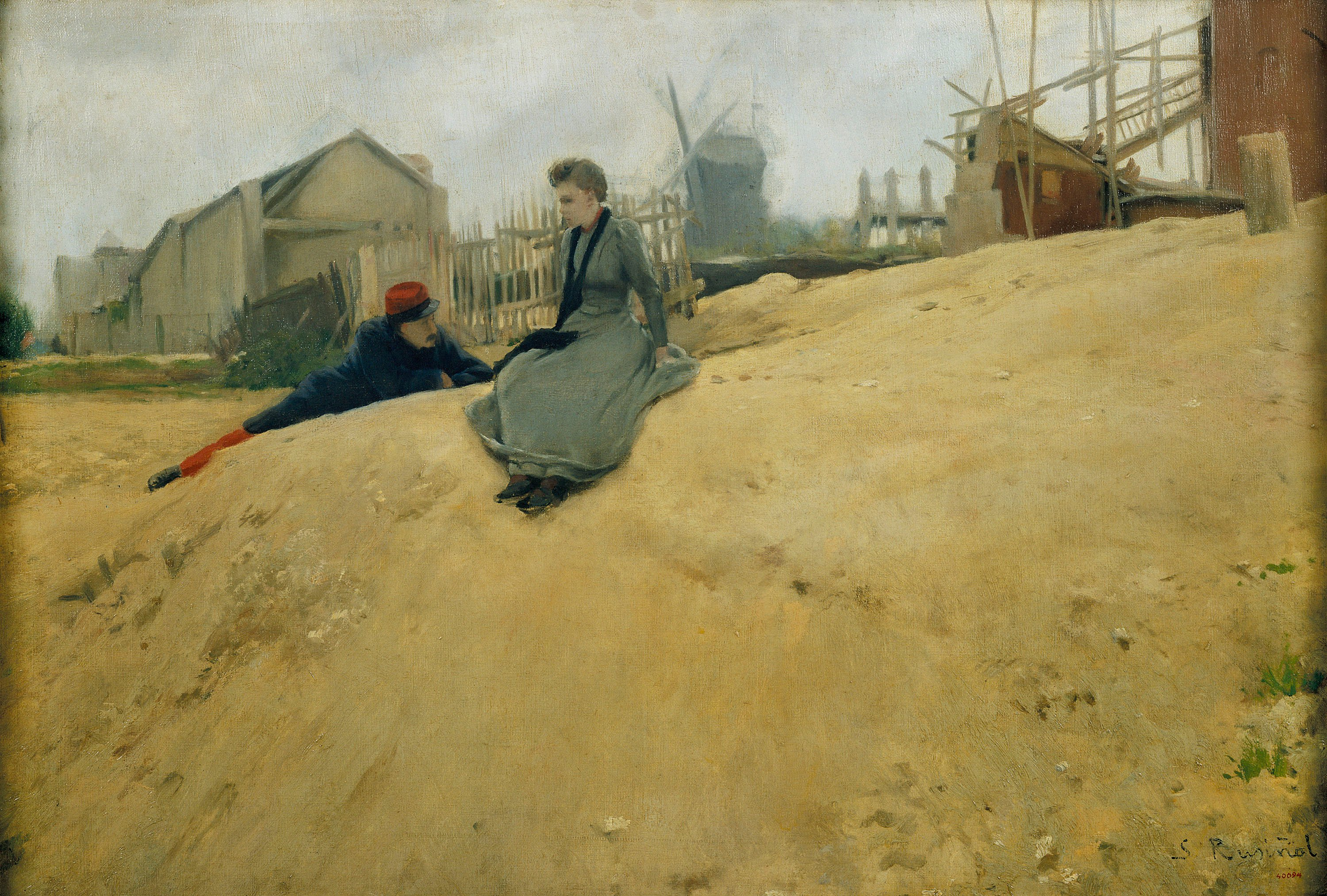 image for: Santiago Rusiñol - En campanya - París, 1891