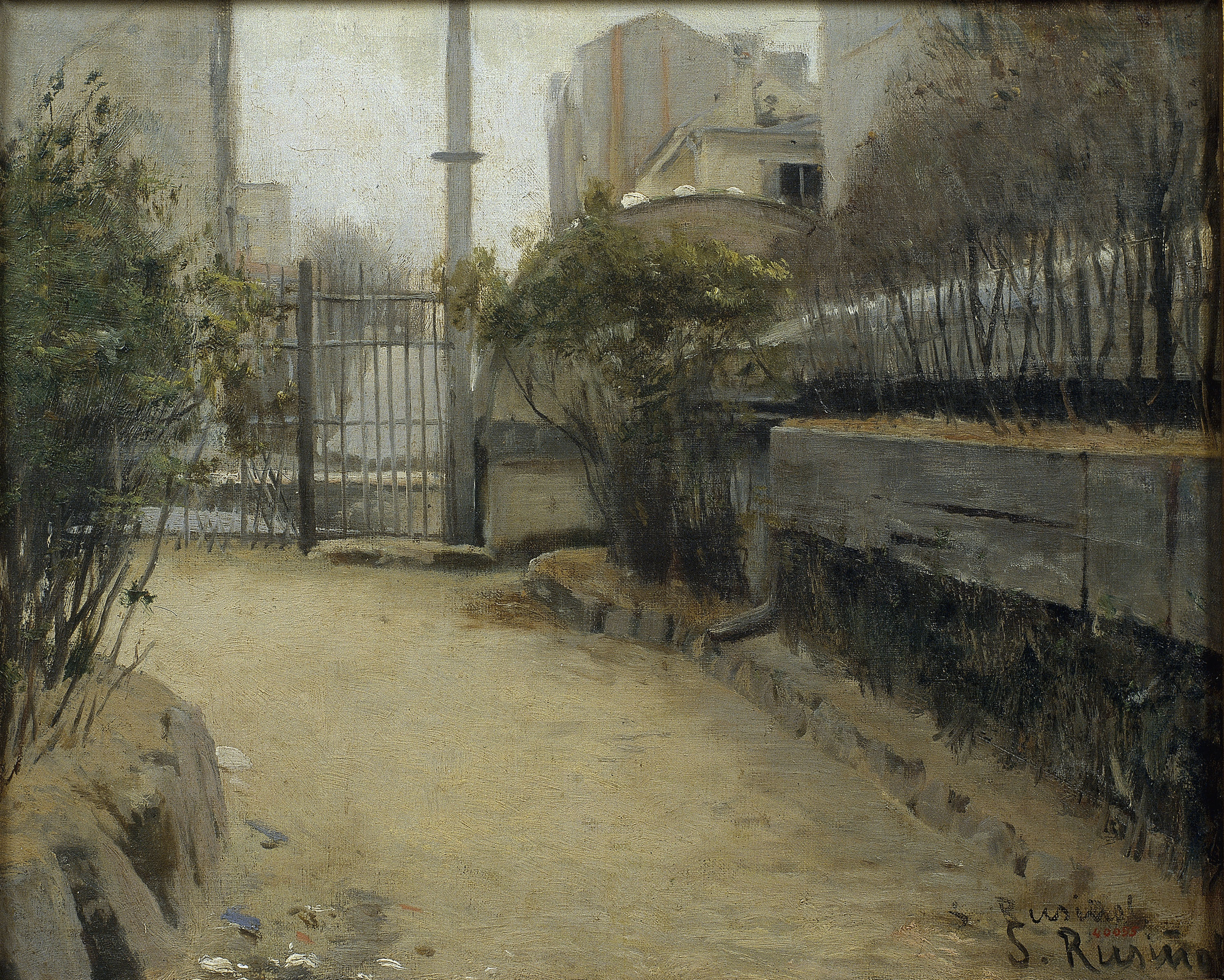 image for: Santiago Rusiñol - Jardí de Montmartre - 1890-1891