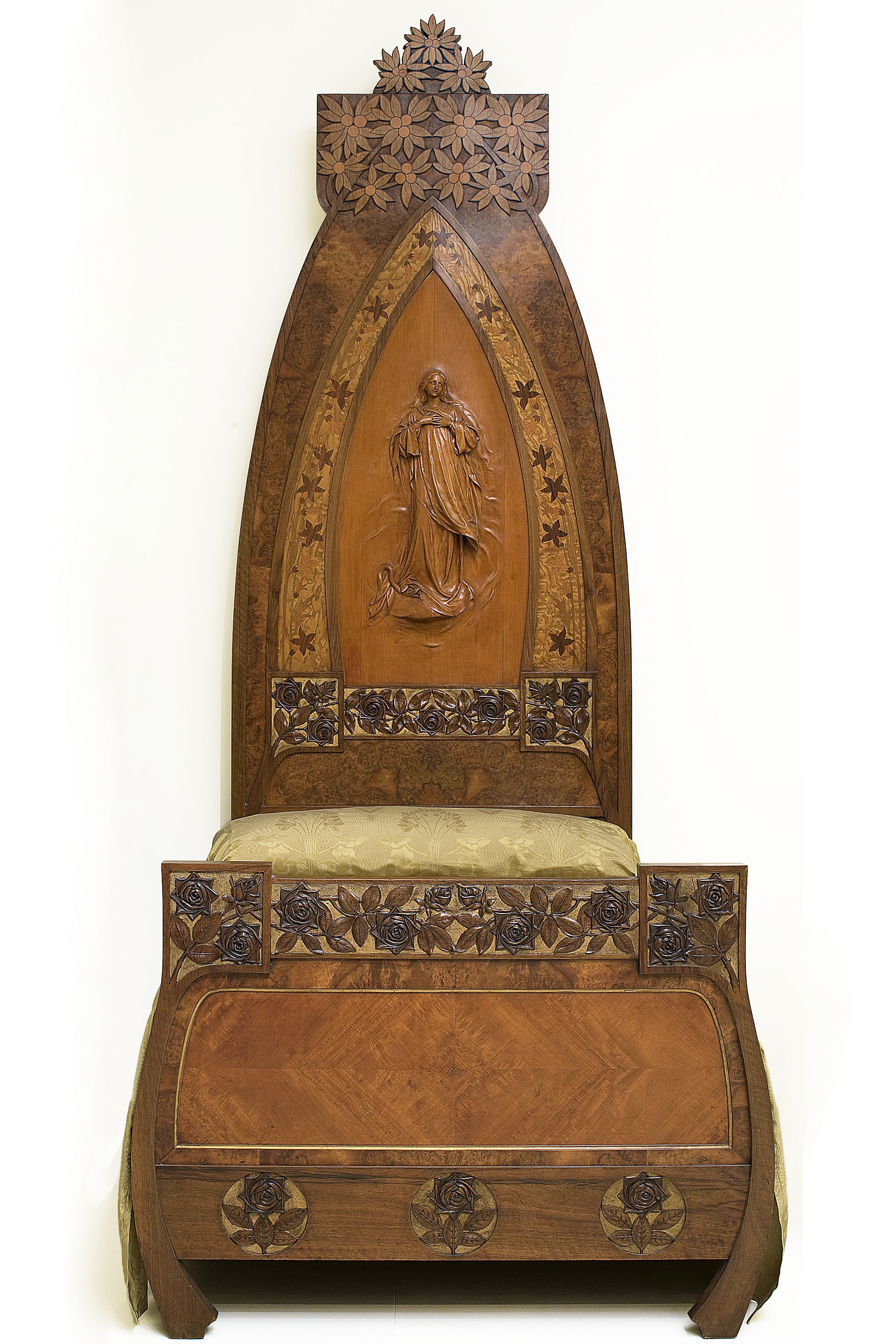 image for: Gaspar Homar - Llit amb capçal amb la Immaculada Concepció - Cap a 1900-1904