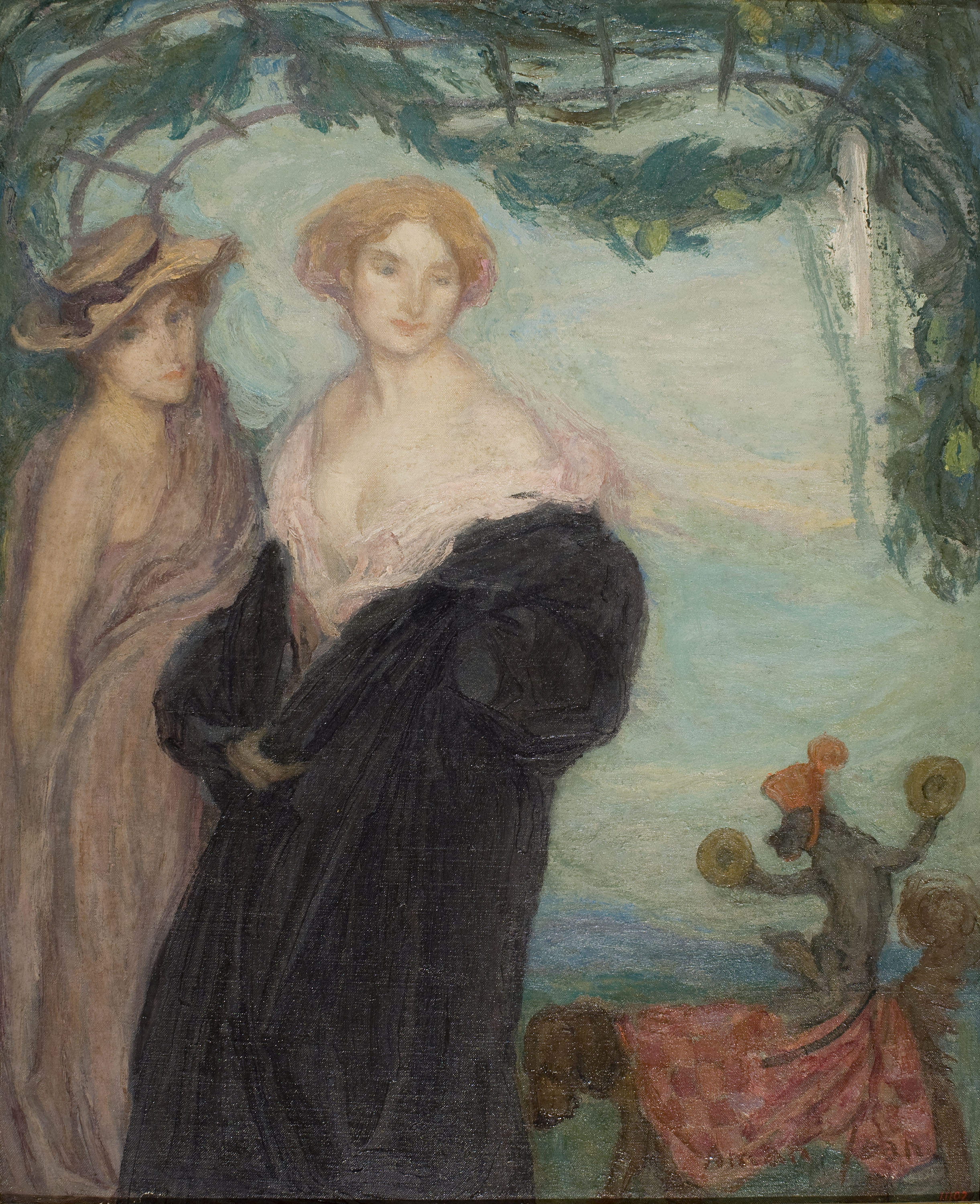 image for: Edmond-François Aman-Jean - Les dues amigues - Cap a 1907