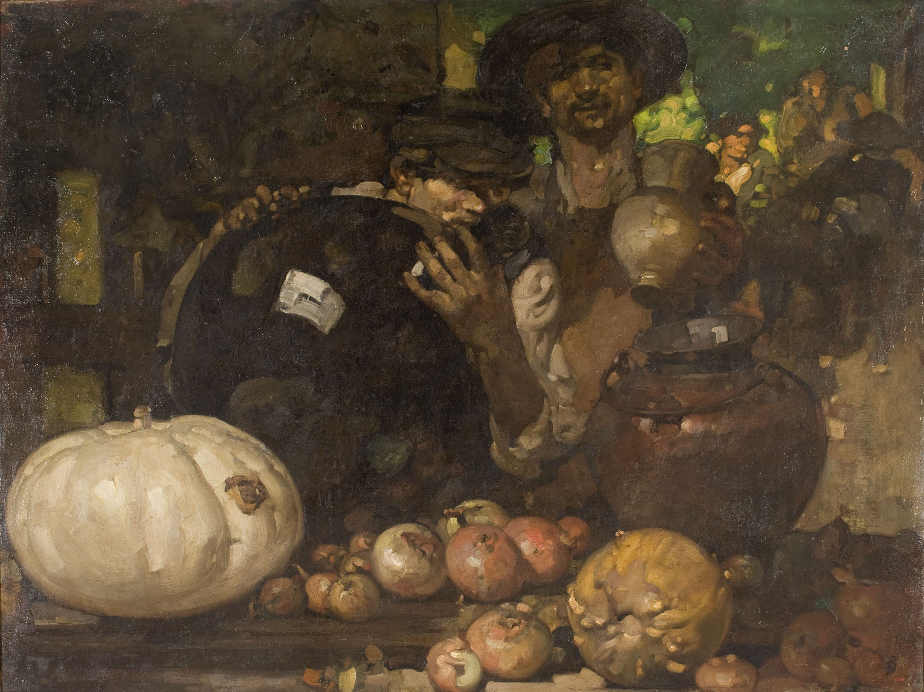 image for: Frank Brangwyn - La taverna - Cap a 1906