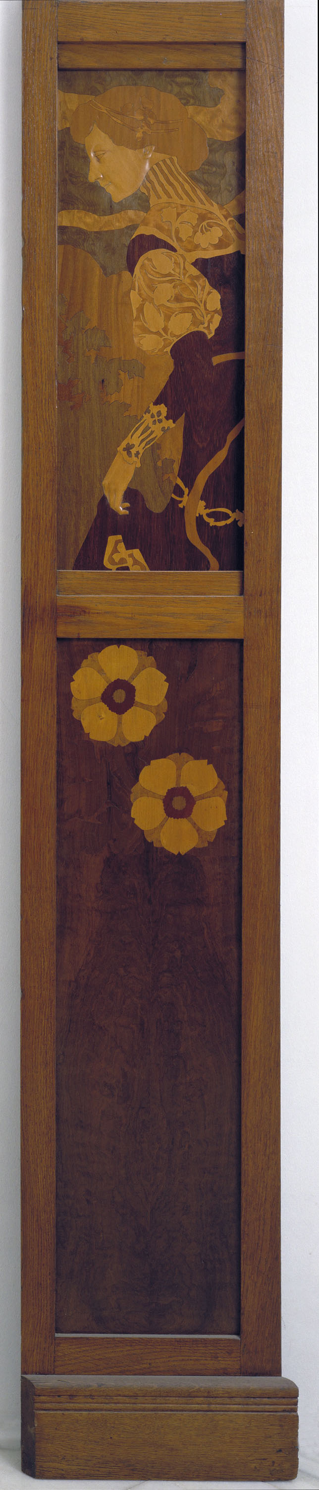 image for: Gaspar Homar - Donzella agafant-se la faldilla - Cap a 1905