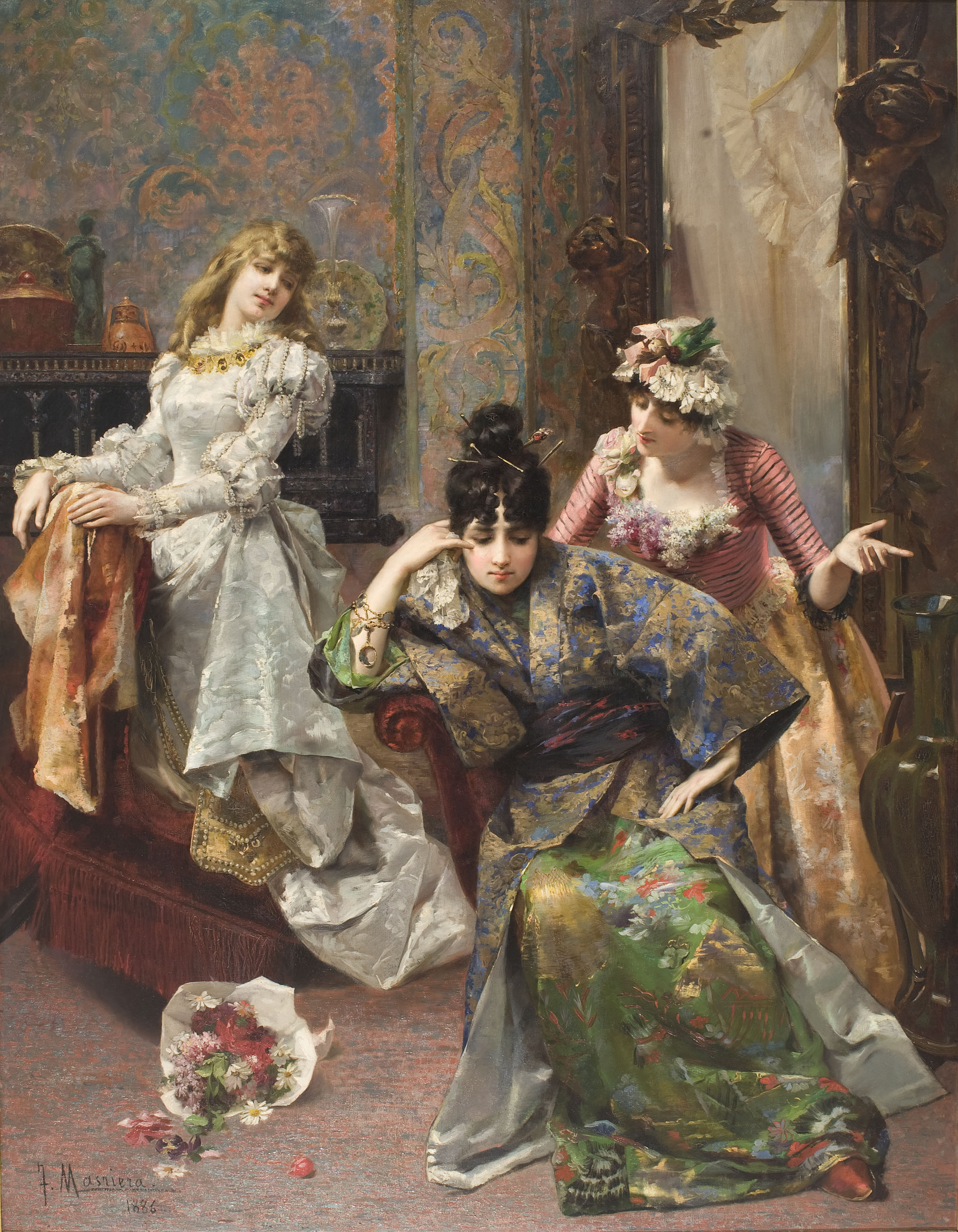 image for: Francesc Masriera - Després del ball - 1886