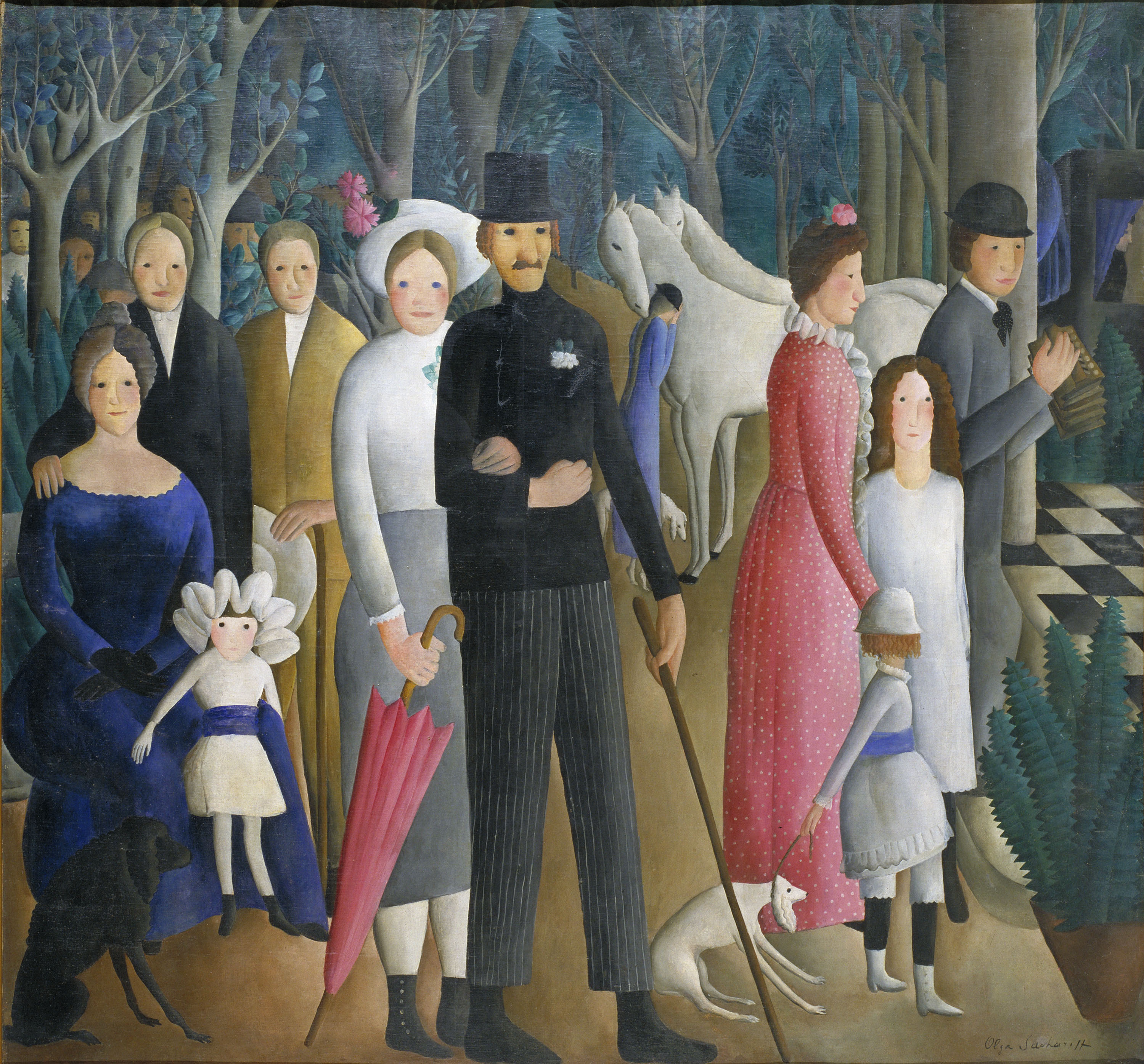 image for: Olga Sacharoff - Un casament - 1919-1923