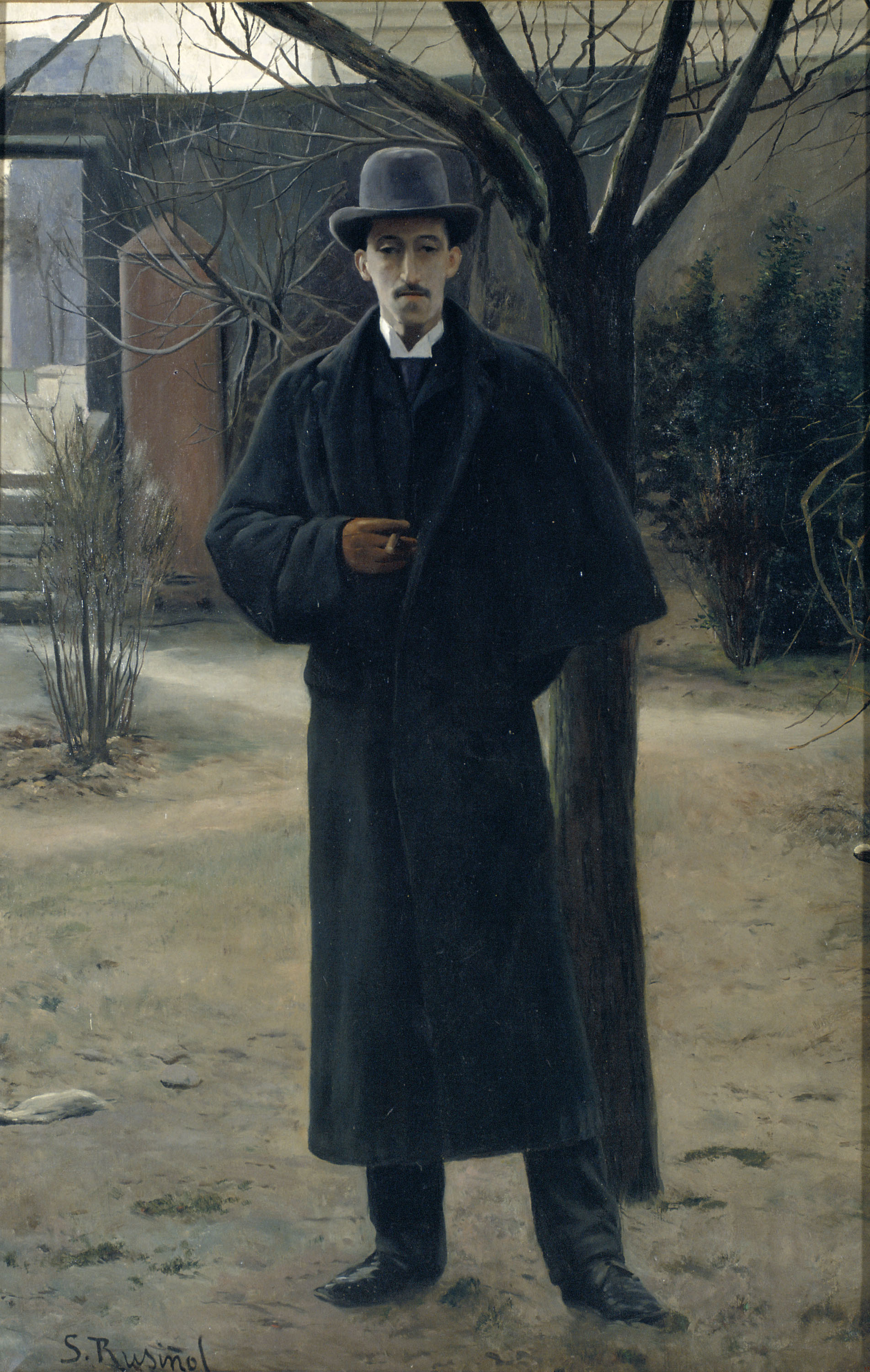 image for: Santiago Rusiñol - Retrat de Miquel Utrillo - París, 1889-1890