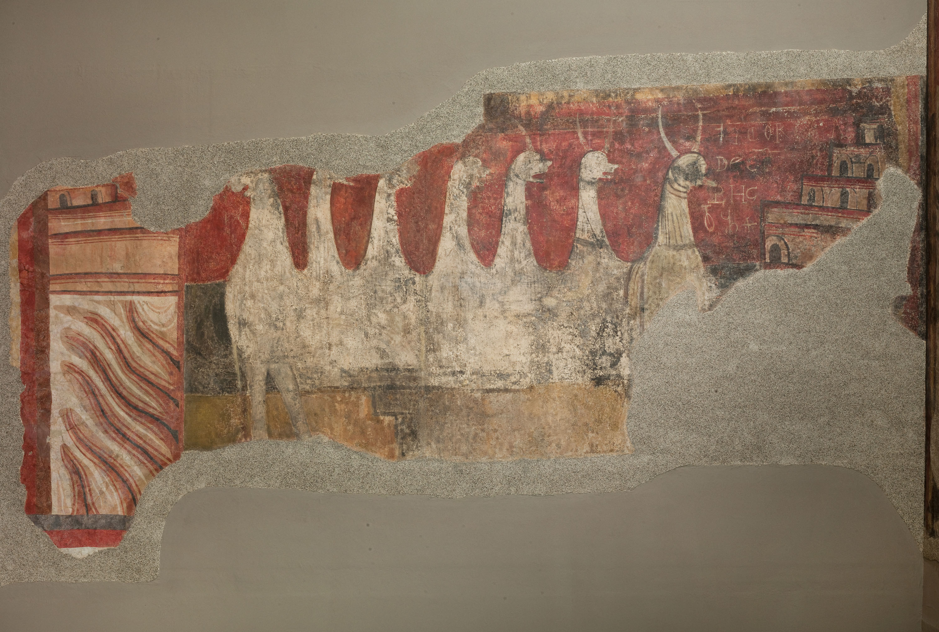 image for: Mestre de Boí - Torre i bèstia apocalíptica de Sant Joan de Boí - Cap a 1100