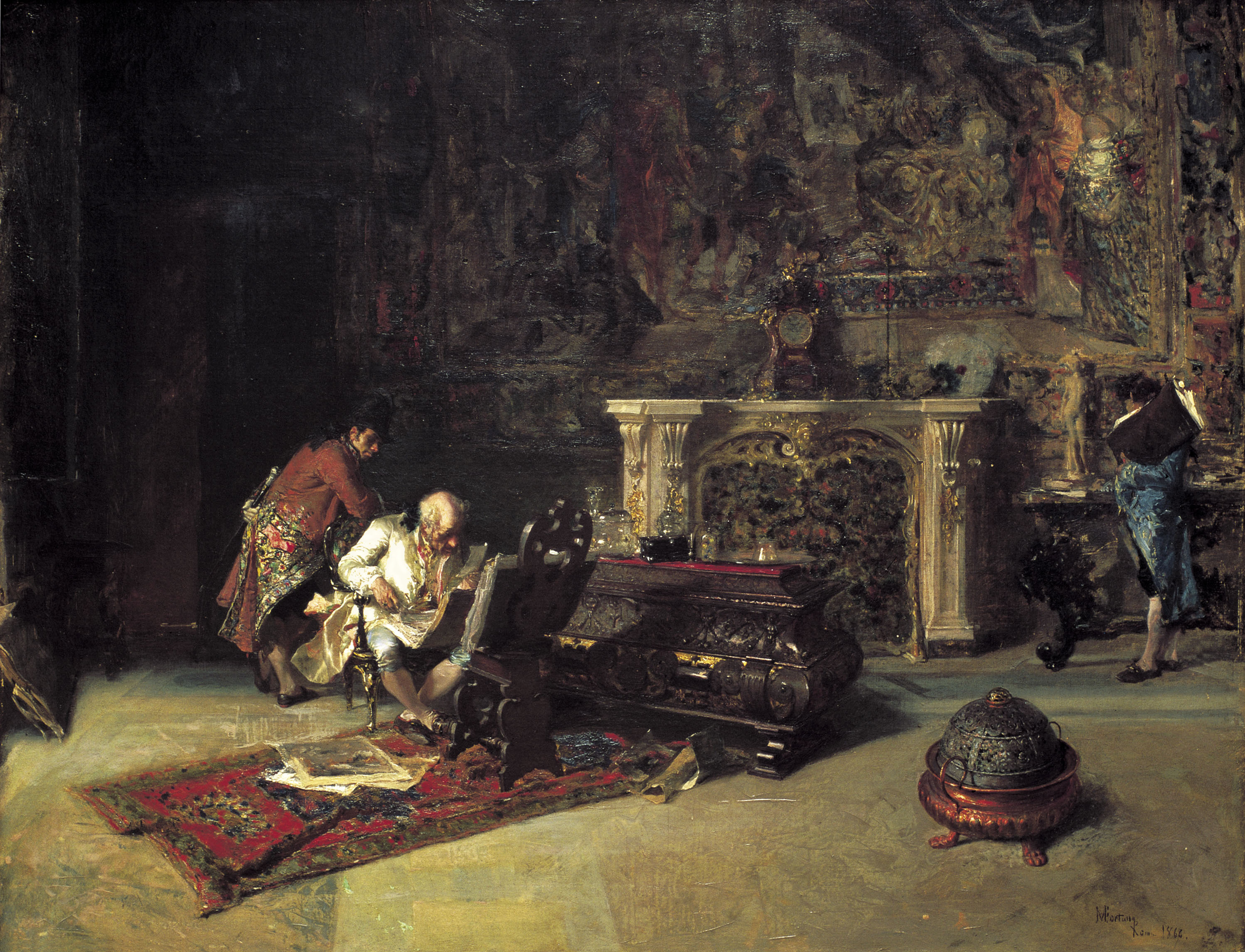 image for: Marià Fortuny - El col·leccionista d&#039;estampes - Roma, 1866