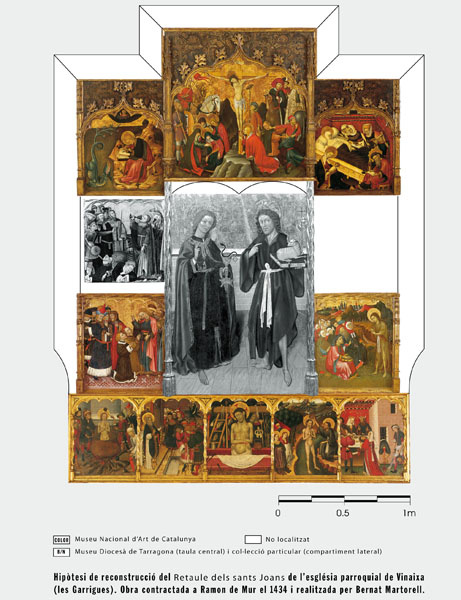 image for: Bernat Martorell - Retaule dels sants Joans - Cap a 1435-1445 [1]