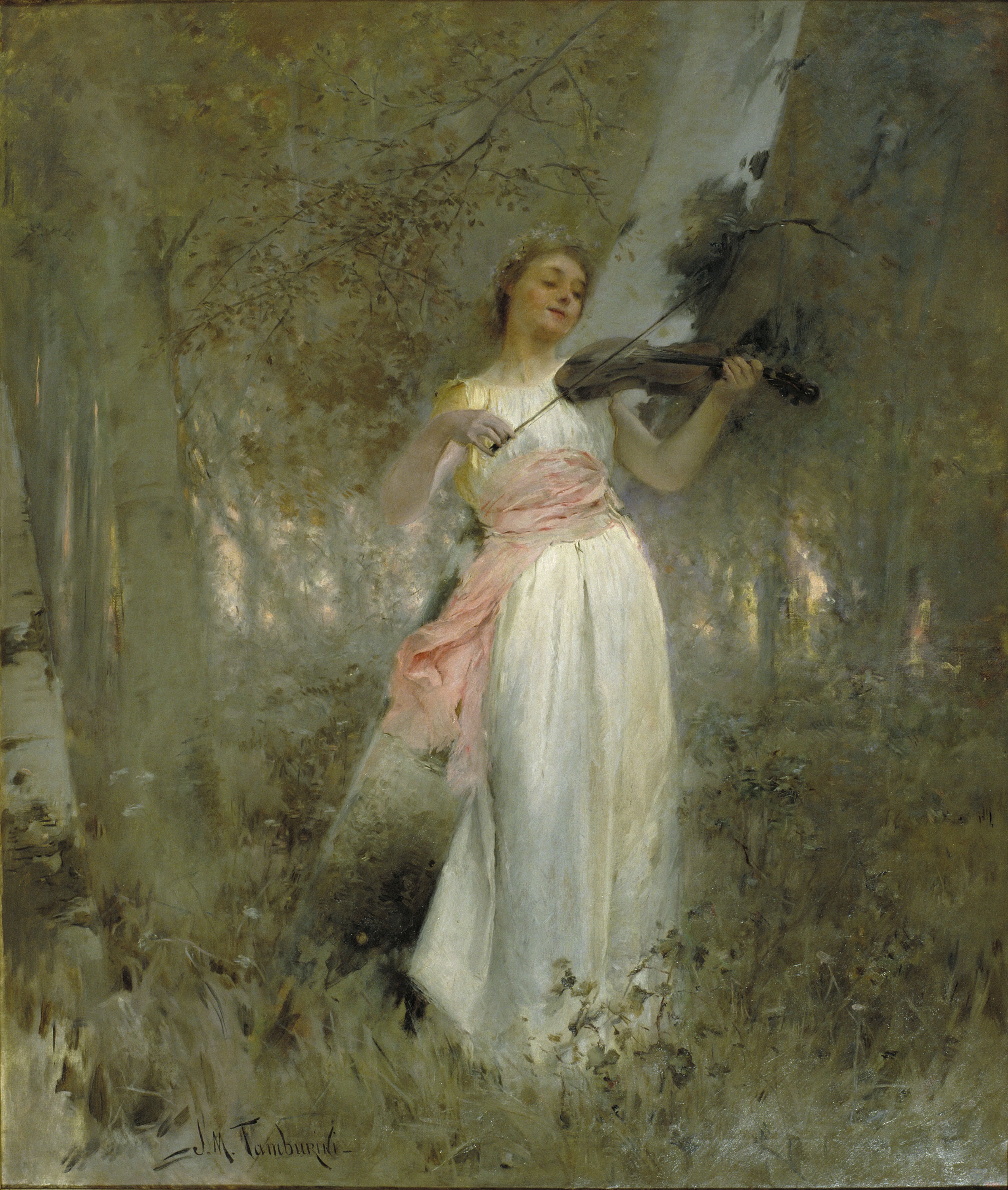 image for: Josep Maria Tamburini - Harmonies del bosc - Cap a 1896