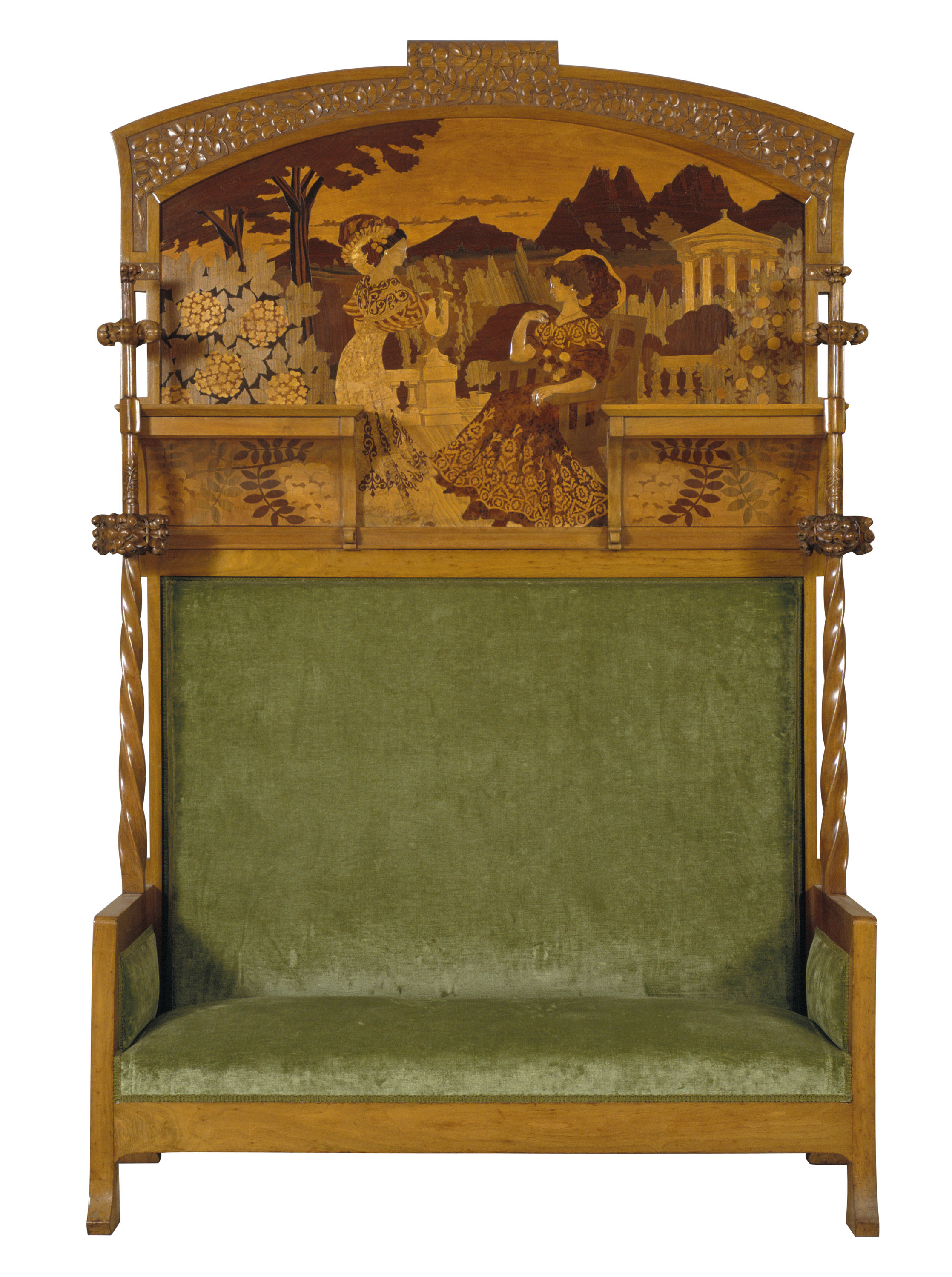 image for: Gaspar Homar - Sofà amb plafó de marqueteria - 1907-1908