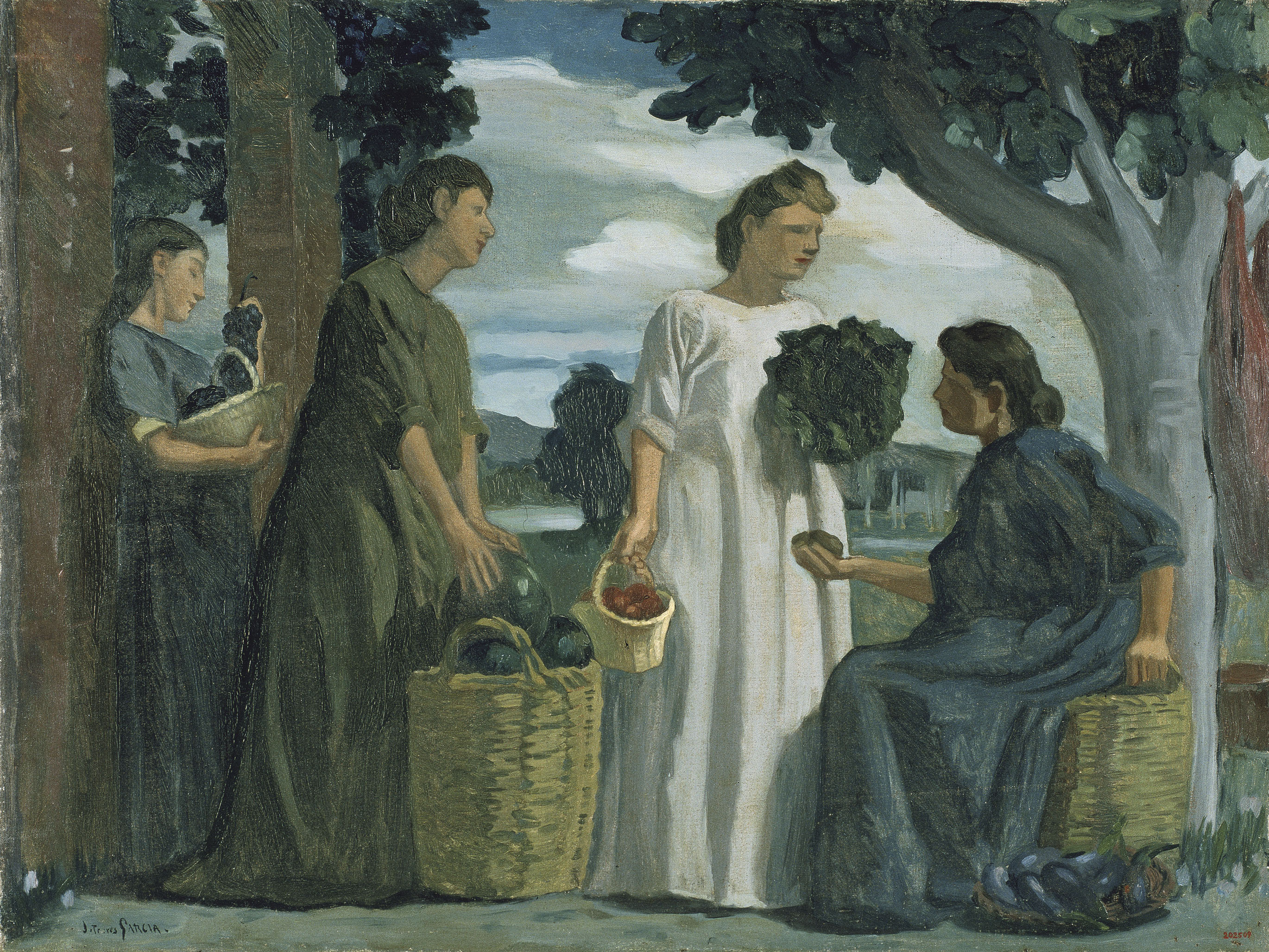 image for: Joaquim Torres-García - Dones de poble - 1911
