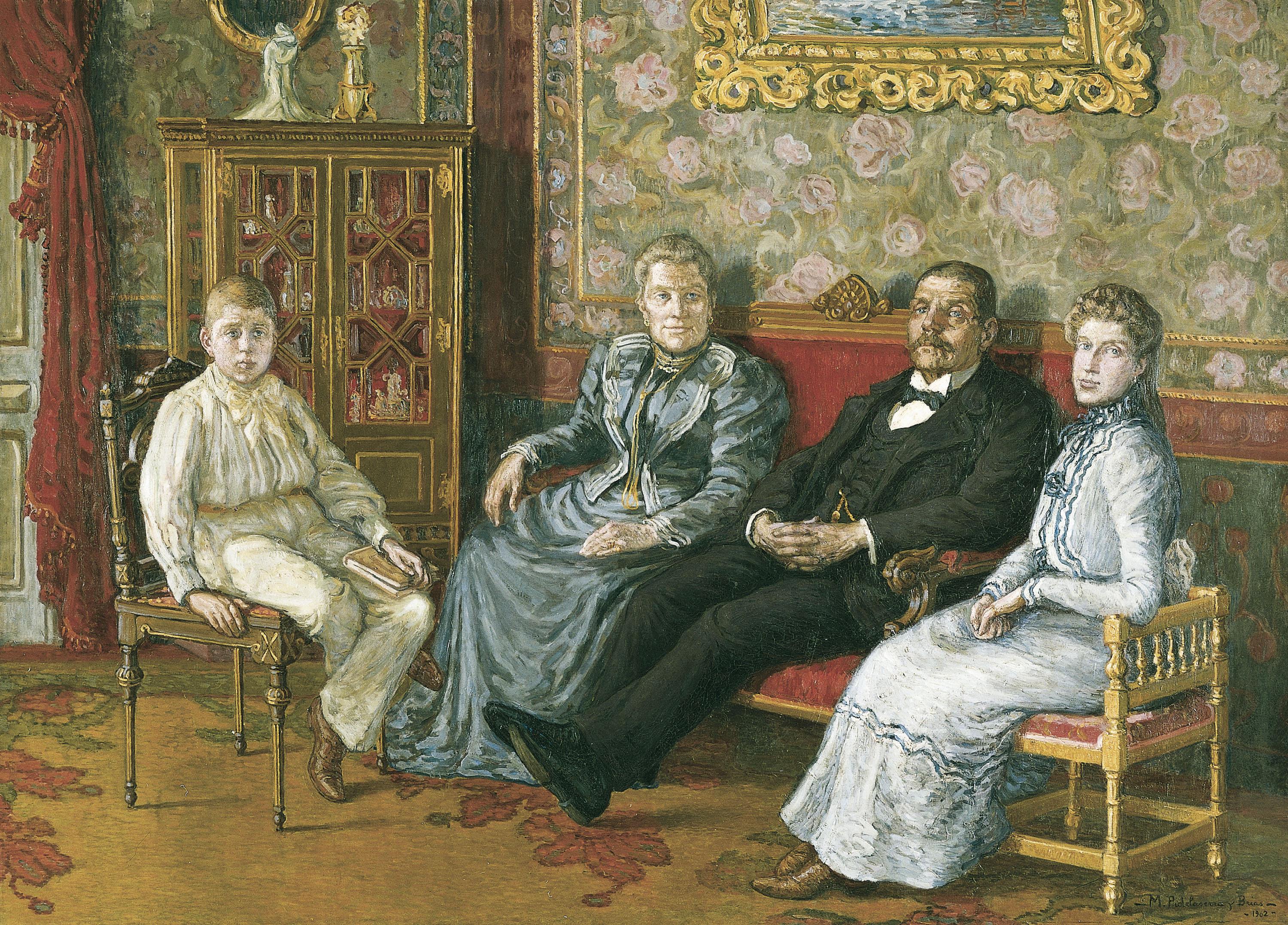 image for: Marià Pidelaserra - La família Deu - Barcelona, 1902