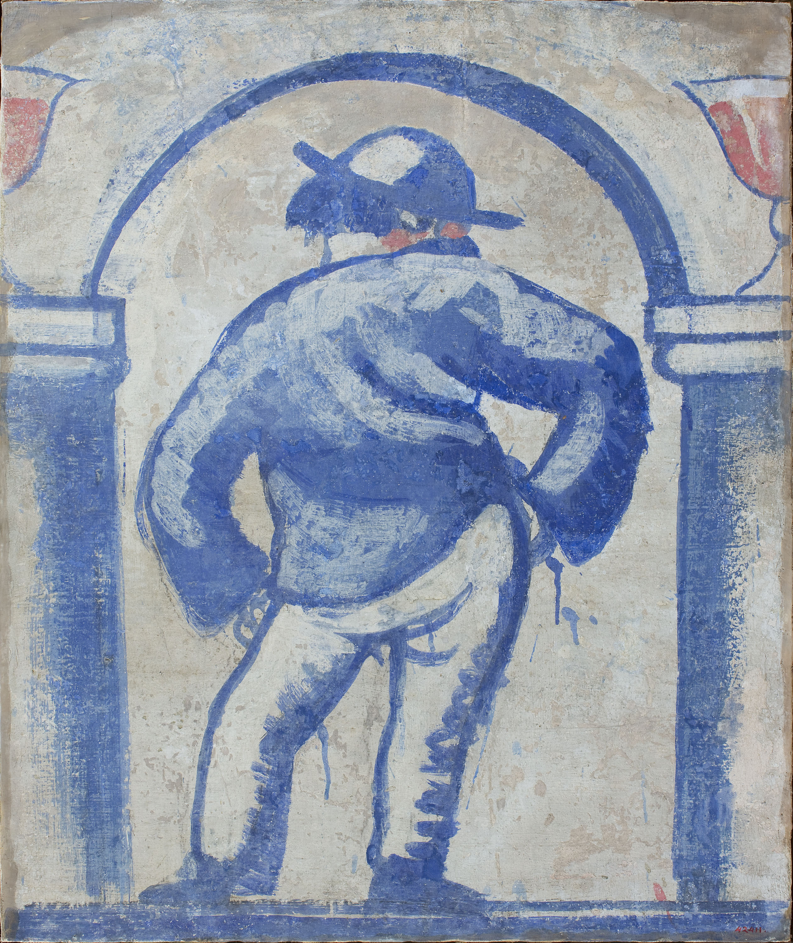 image for: Xavier Nogués - Fragment de la decoració mural del celler de les Galeries Laietanes - 1915