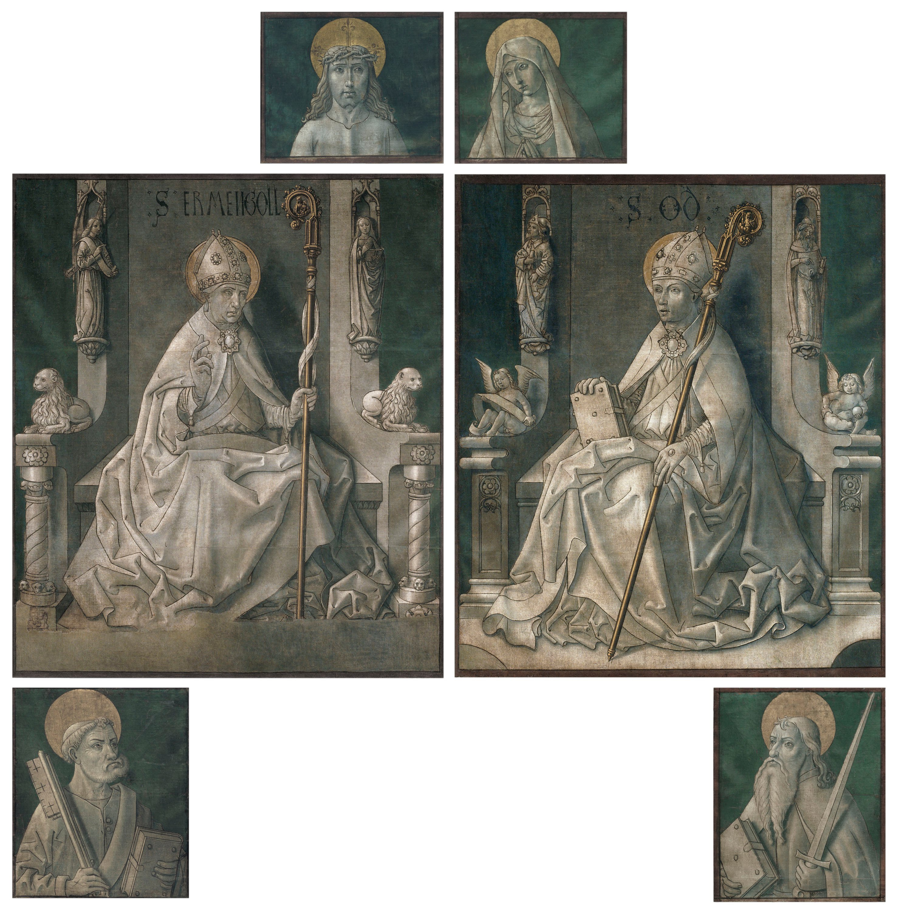 image for: Mestre de la Seu d&#039;Urgell - Pintures de les portes de l&#039;orgue de la catedral de la Seu d&#039;Urgell - Cap a 1495-1498 [1]