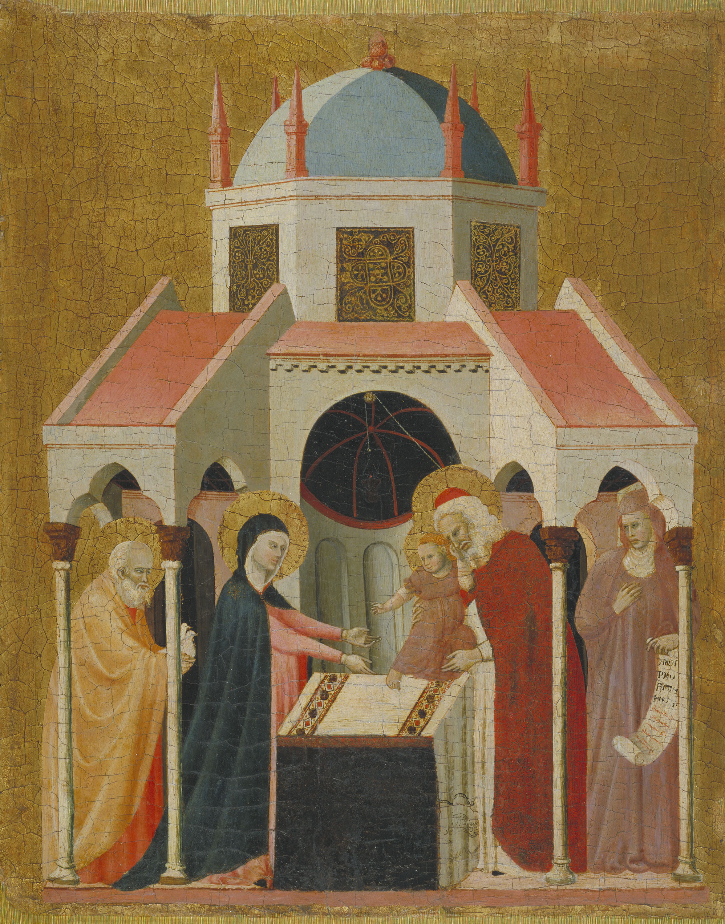 image for: Mestre de la Madonna Cini - Presentació de Jesús al Temple - Cap a 1330