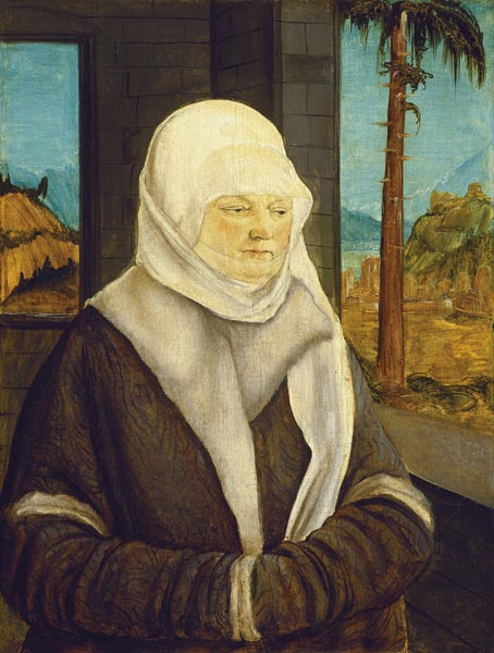 image for: Wolf Huber - Retrat d&#039;una dona de la família Reuss - Cap a 1524