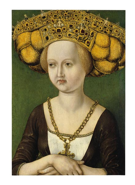 image for: Anònim - Retrat de Kunigunda d&#039;Àustria - Cap a 1485