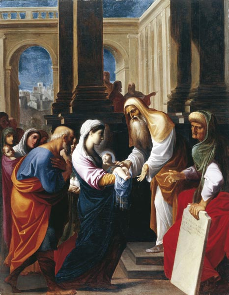 image for: Ludovico Carracci - Presentació del Nen al Temple - Cap a 1605