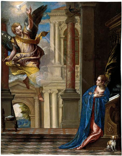image for: Paolo Caliari dit &quot;Il Veronese&quot; - Anunciació - Entre 1580-1582