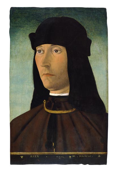 image for: Filippo Mazzola - Retrat d&#039;Alessandro de Richao - Cap a 1491