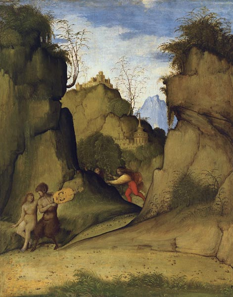 image for: Giovanni Agostino da Lodi (Pseudo-Boccaccino) - Pan i Siringa - Cap a 1515