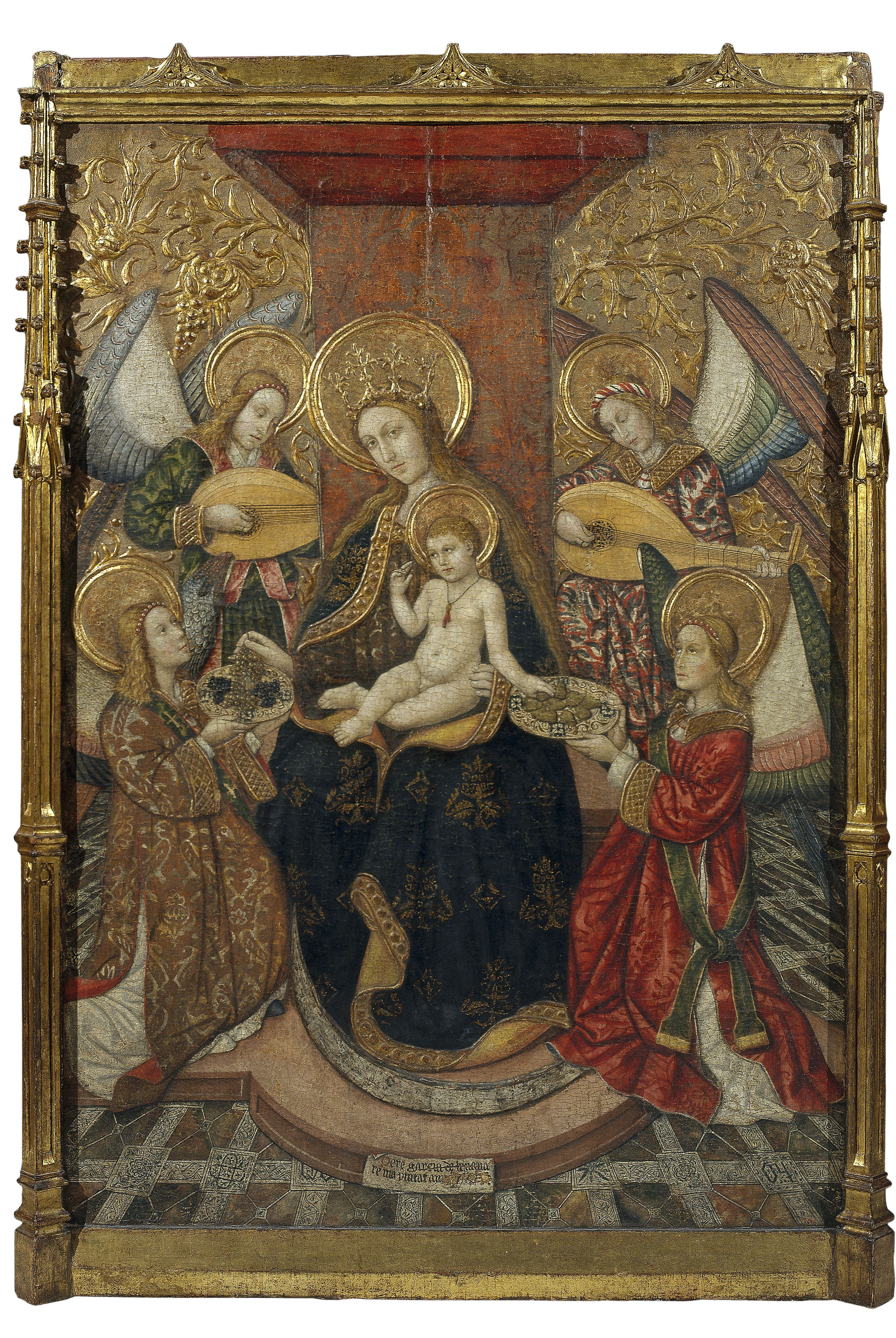 image for: Pere Garcia de Benavarri - Mare de Déu i àngels - Cap a 1470 [?]
