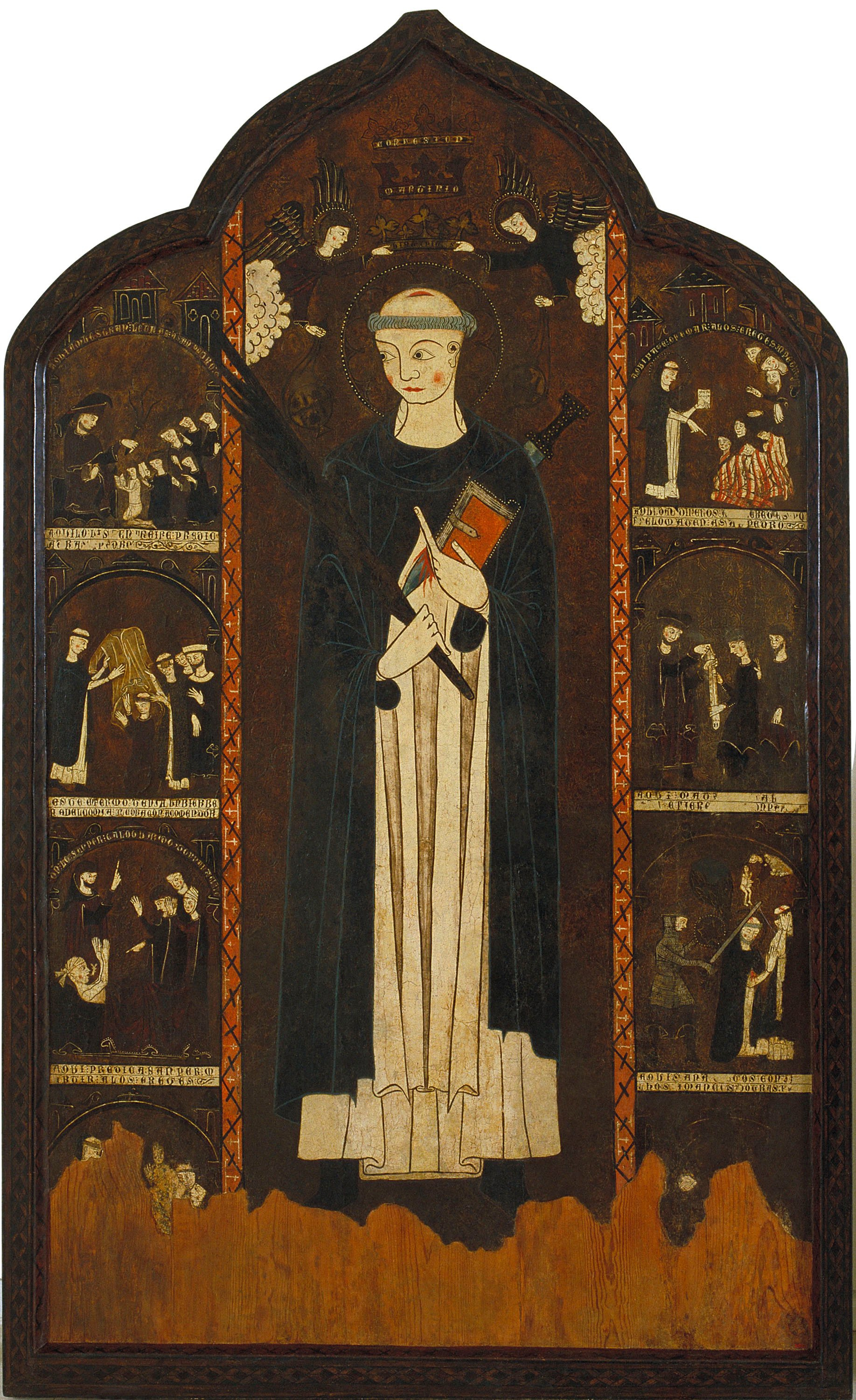 image for: Anònim. Aragó - Retaule de sant Pere Màrtir - Primer terç del segle XIV