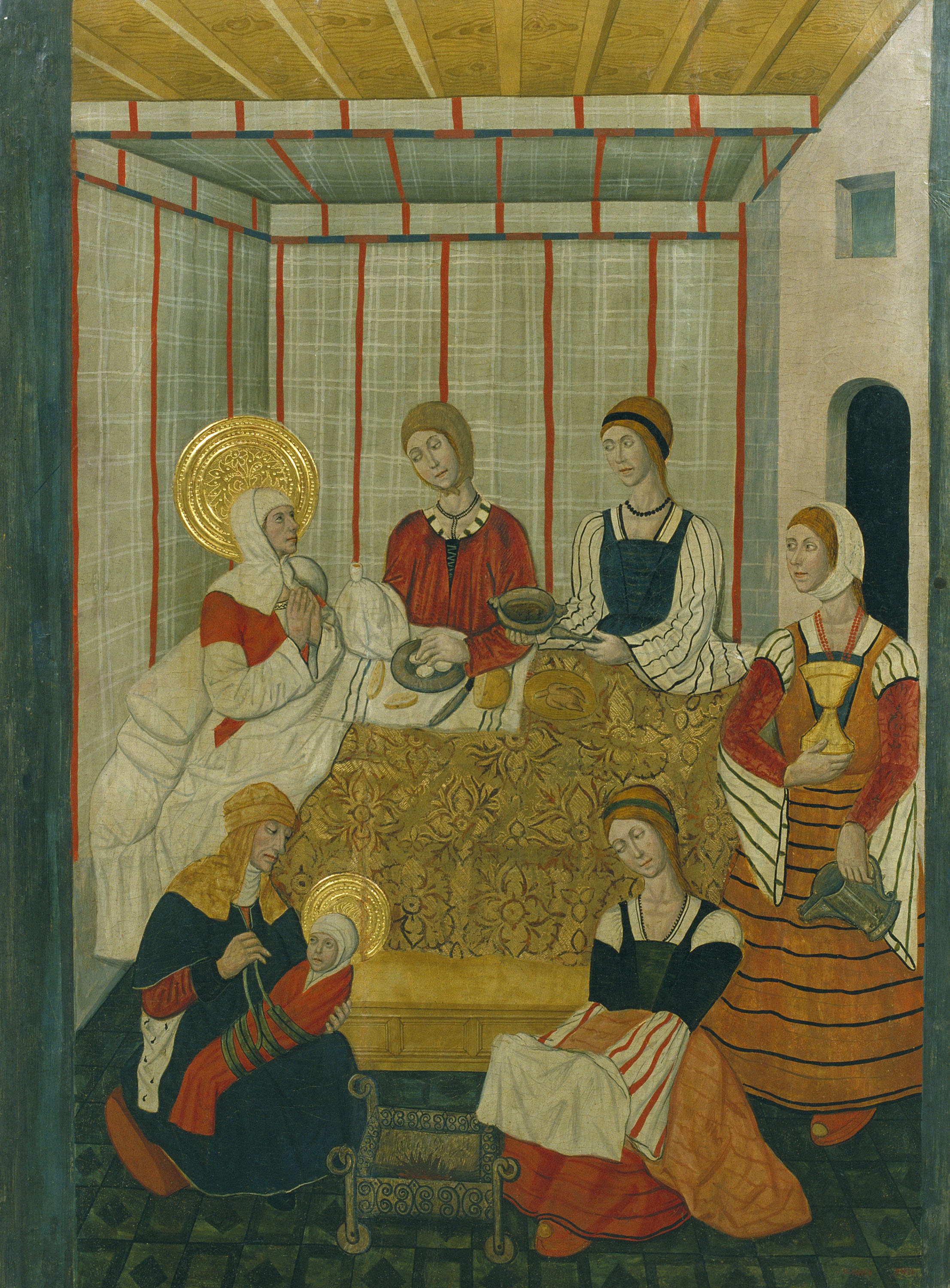 image for: Pere Garcia de Benavarri - Naixement de la Mare de Déu - Cap a 1475