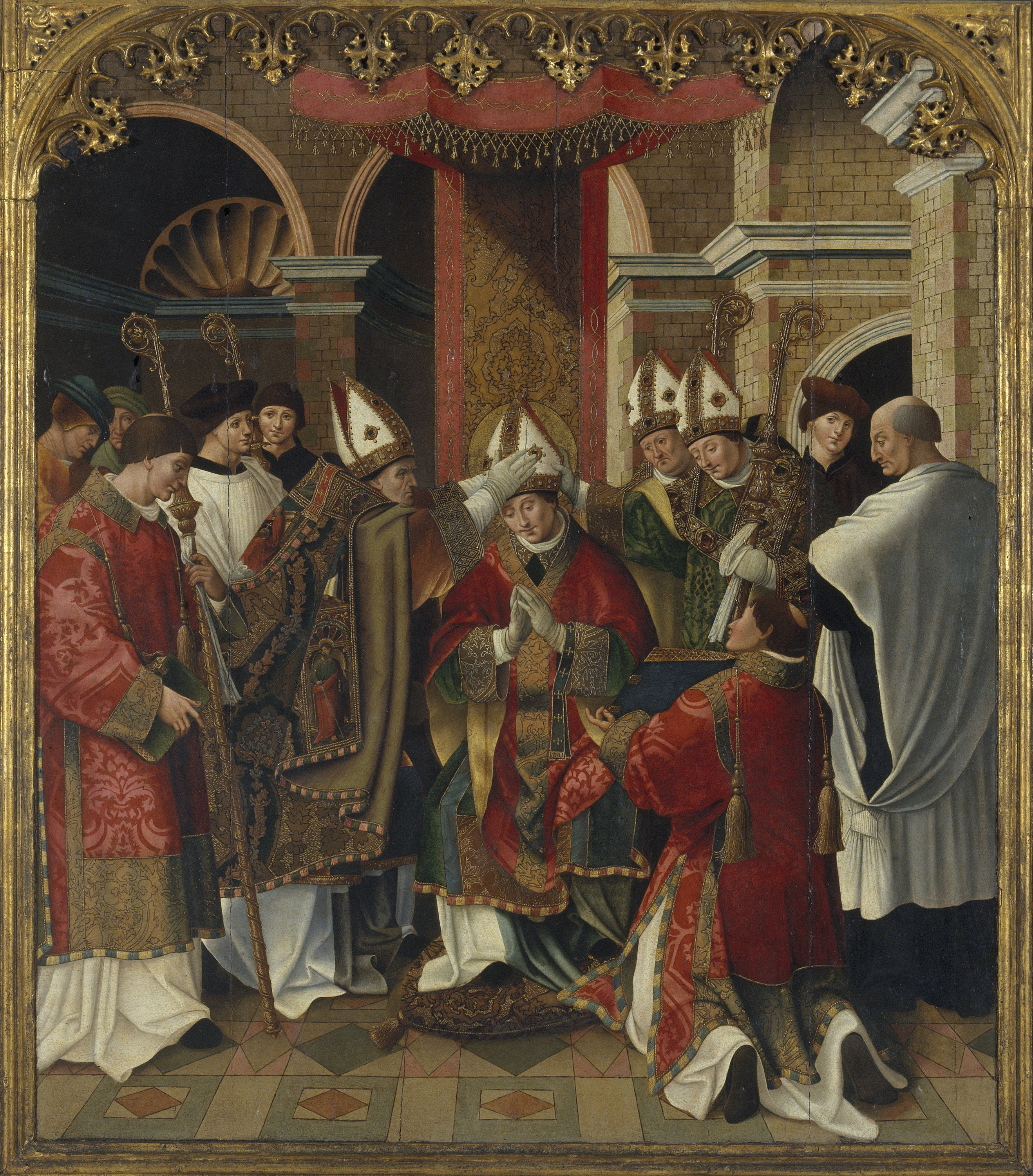 image for: Pere Nunyes - Consagració episcopal de sant Eloi - 1526-1529