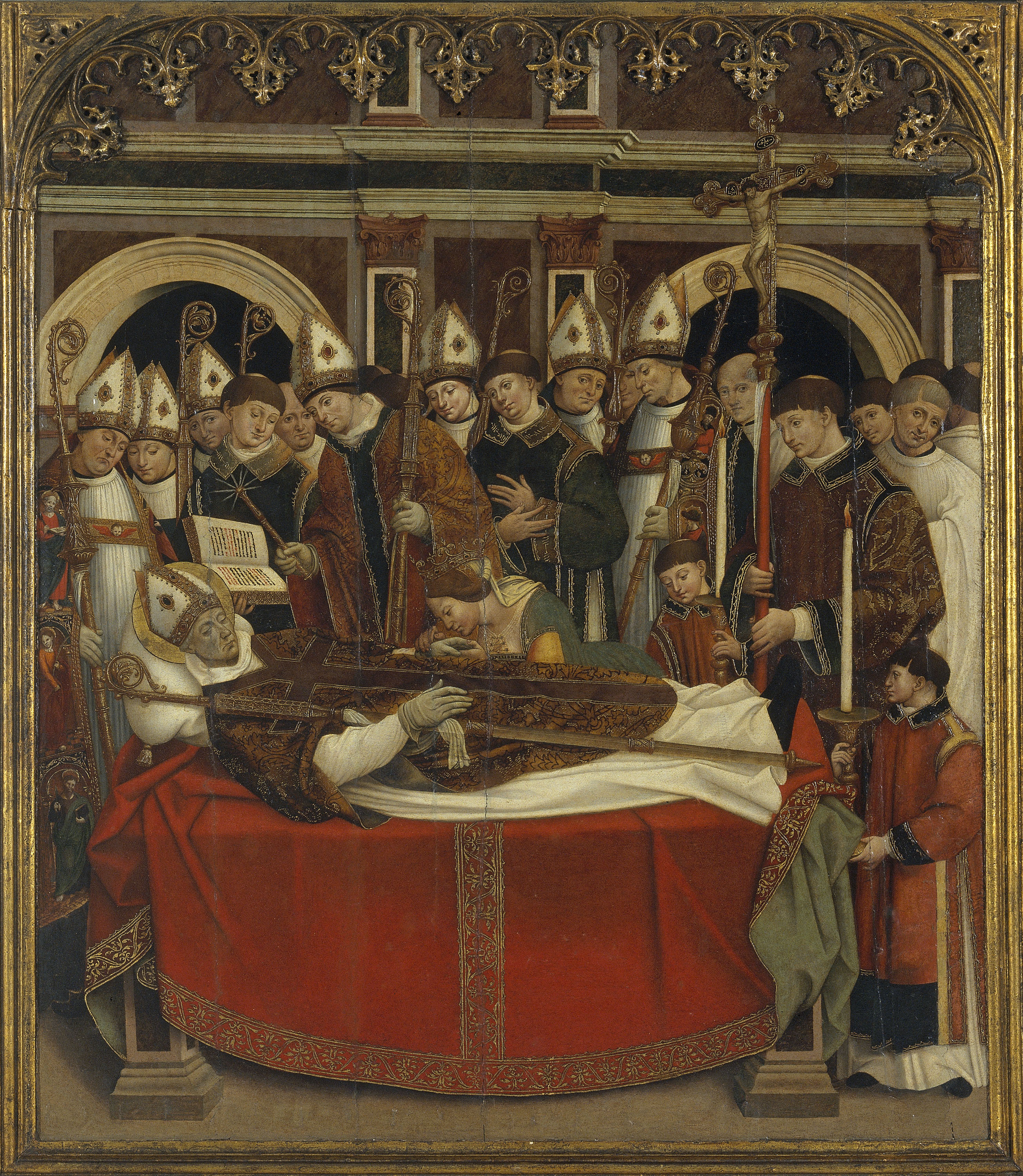 image for: Pere Nunyes - Mort de sant Eloi - 1526-1529