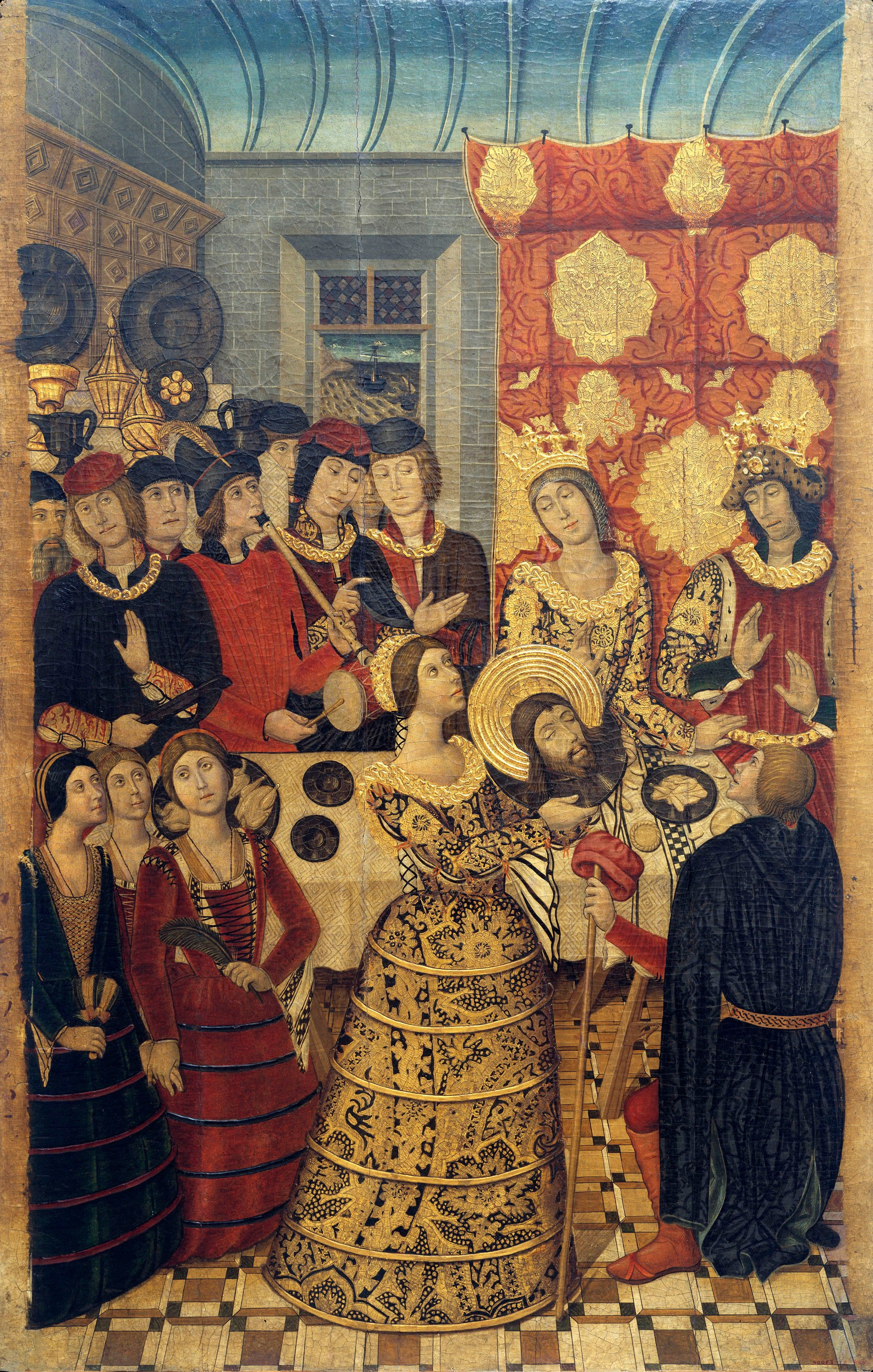 image for: Pere Garcia de Benavarri - Banquet d&#039;Herodes - Cap a 1473-1482