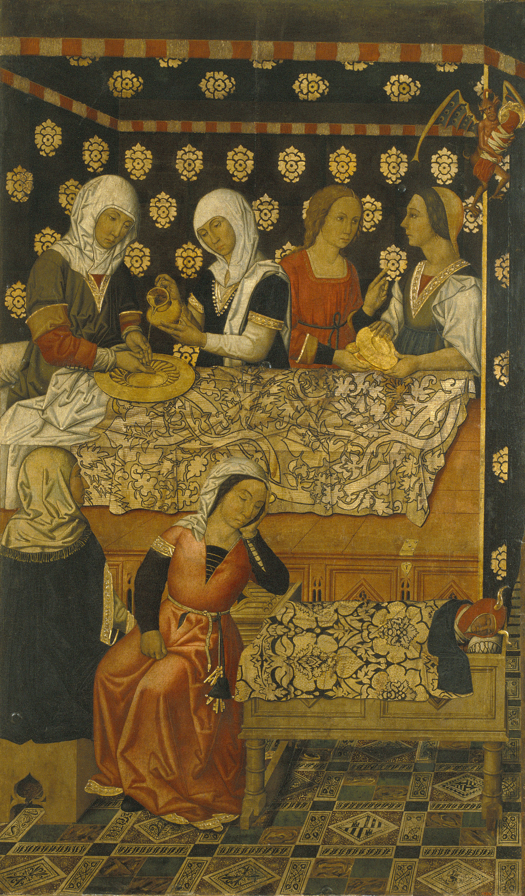 image for: Grup Vergós - Naixement de sant Esteve - Cap a 1495-1500