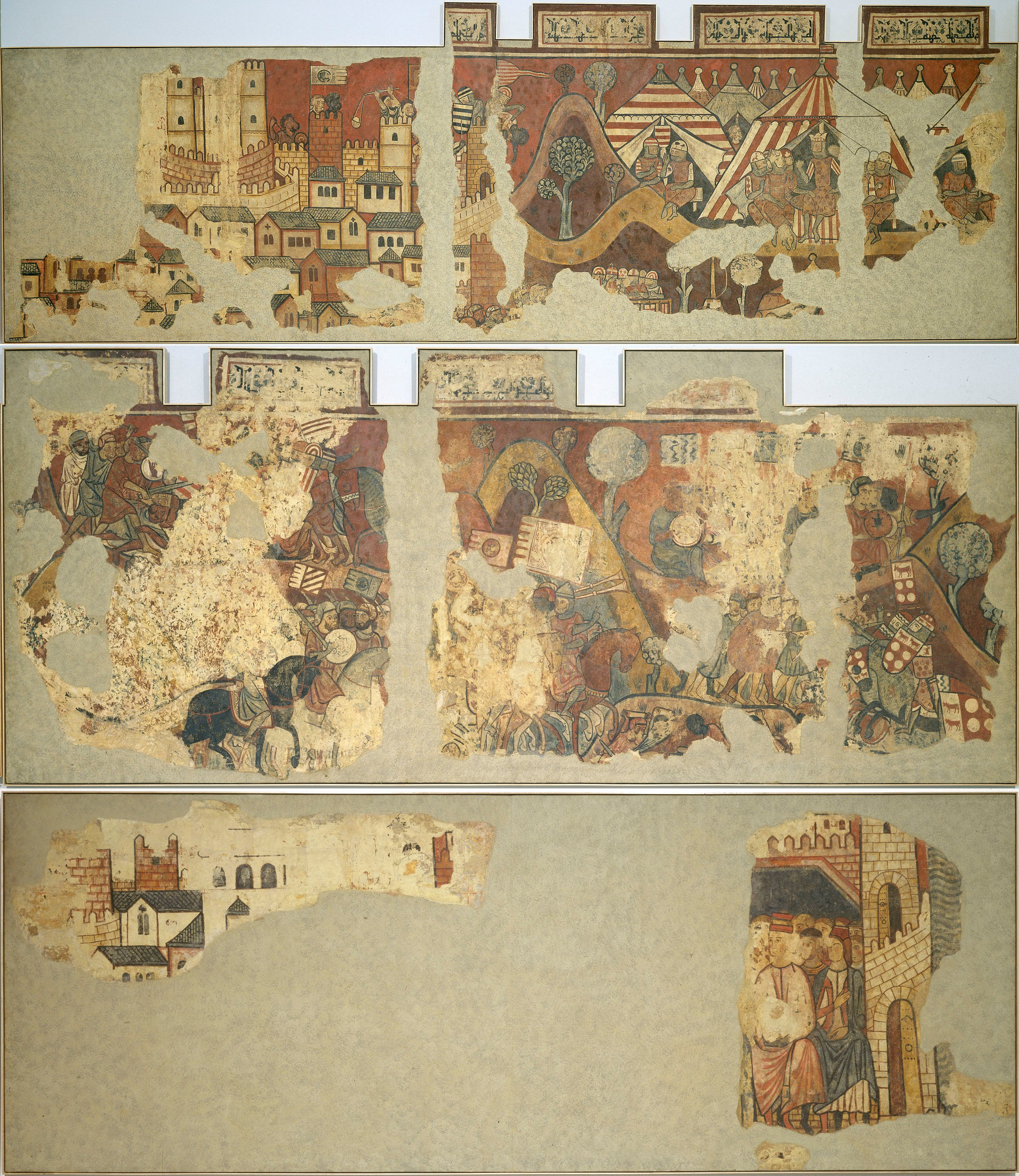 image for: Mestre de la conquesta de Mallorca - Pintures murals de la conquesta de Mallorca - 1285-1290