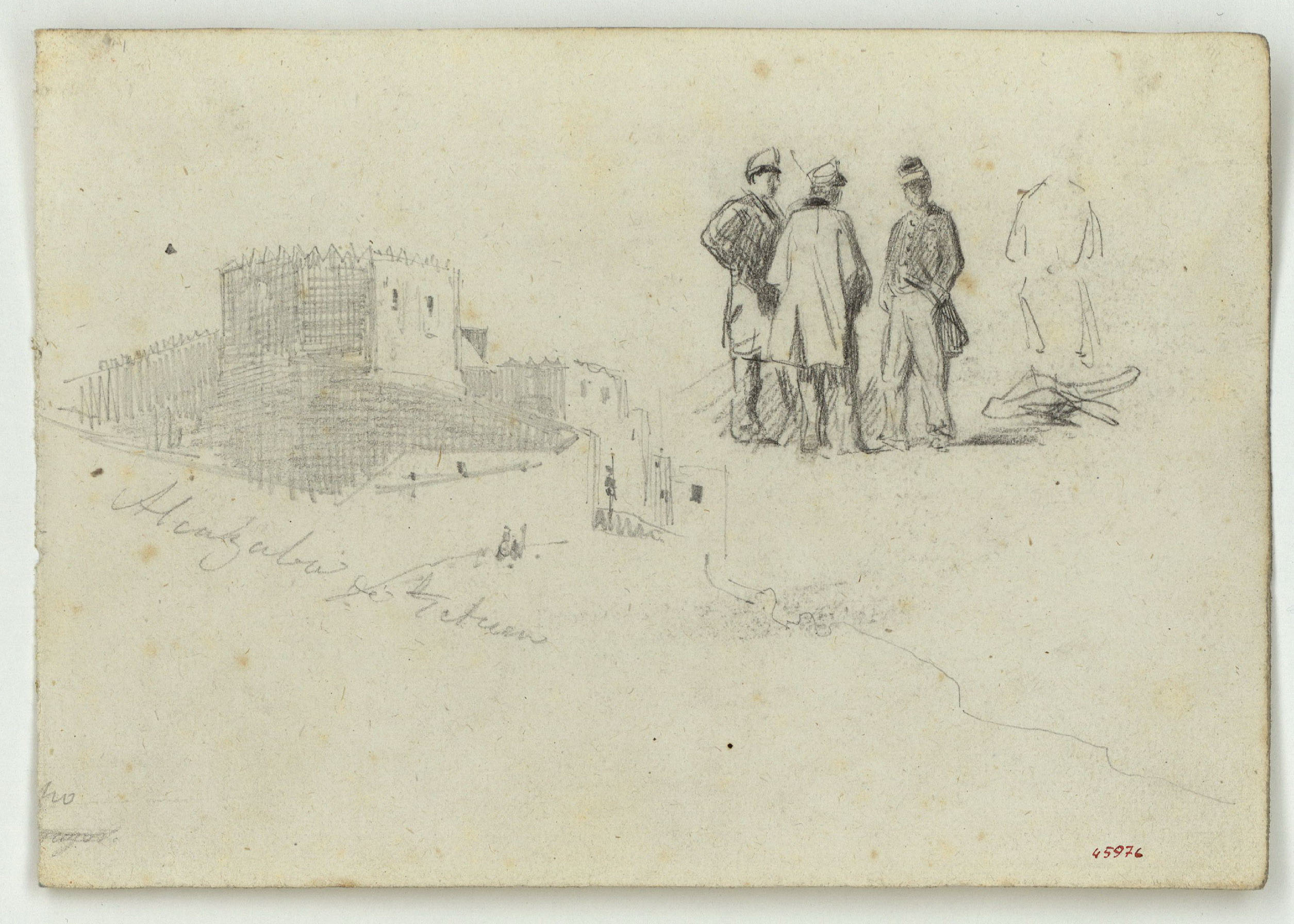 image for: Marià Fortuny - Alcazaba de Tetuán - Cap a 1860-1862