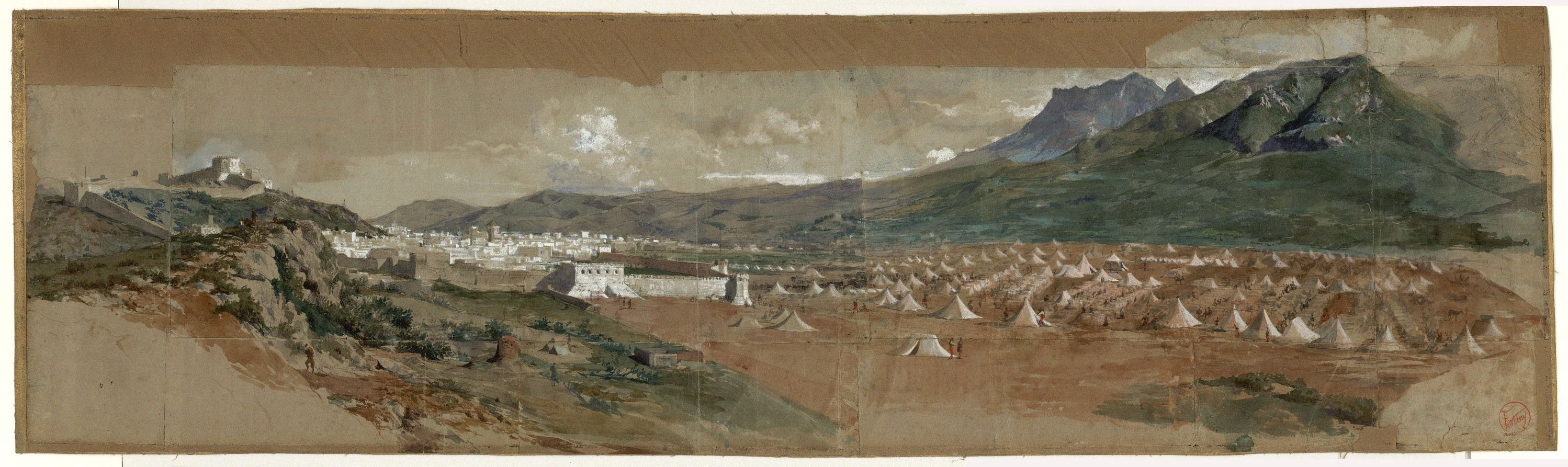 image for: Marià Fortuny - Vista de Tetuan - 1860