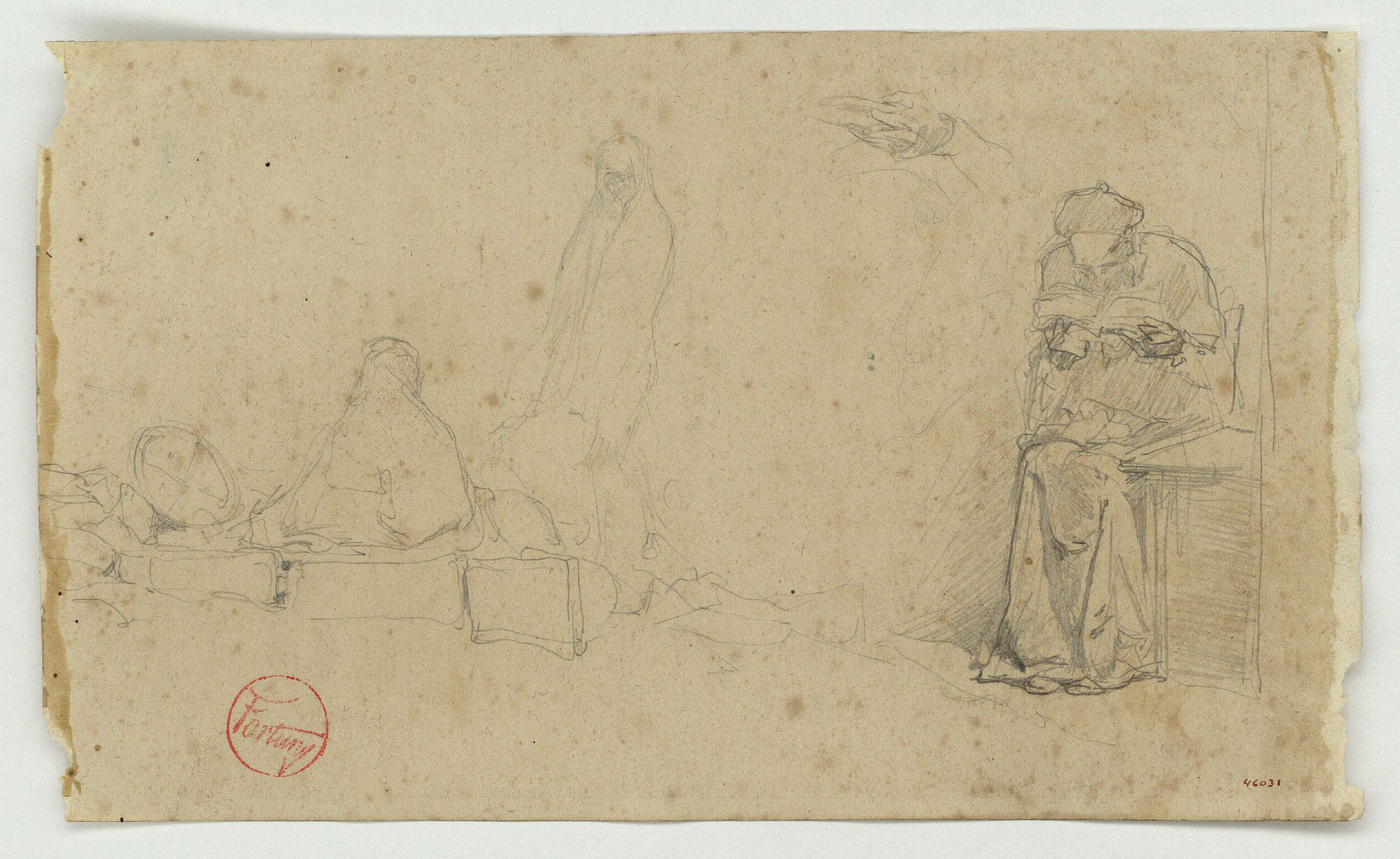 image for: Marià Fortuny - Jueus marroquins - Cap a 1860-1862