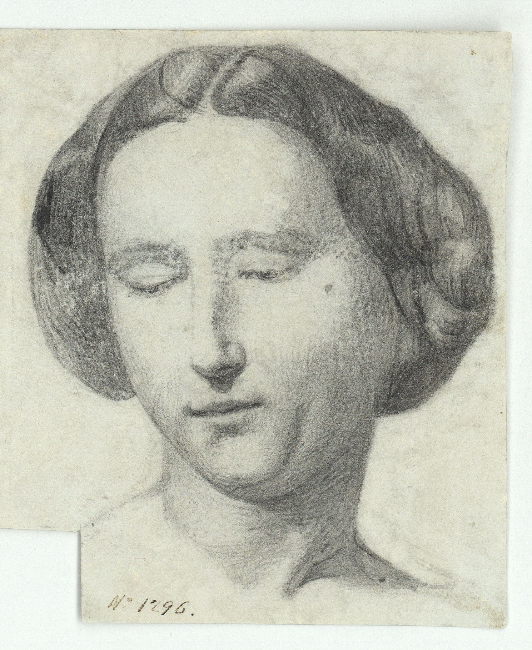 image for: Marià Fortuny - Cap de dona - Cap a 1856-1858