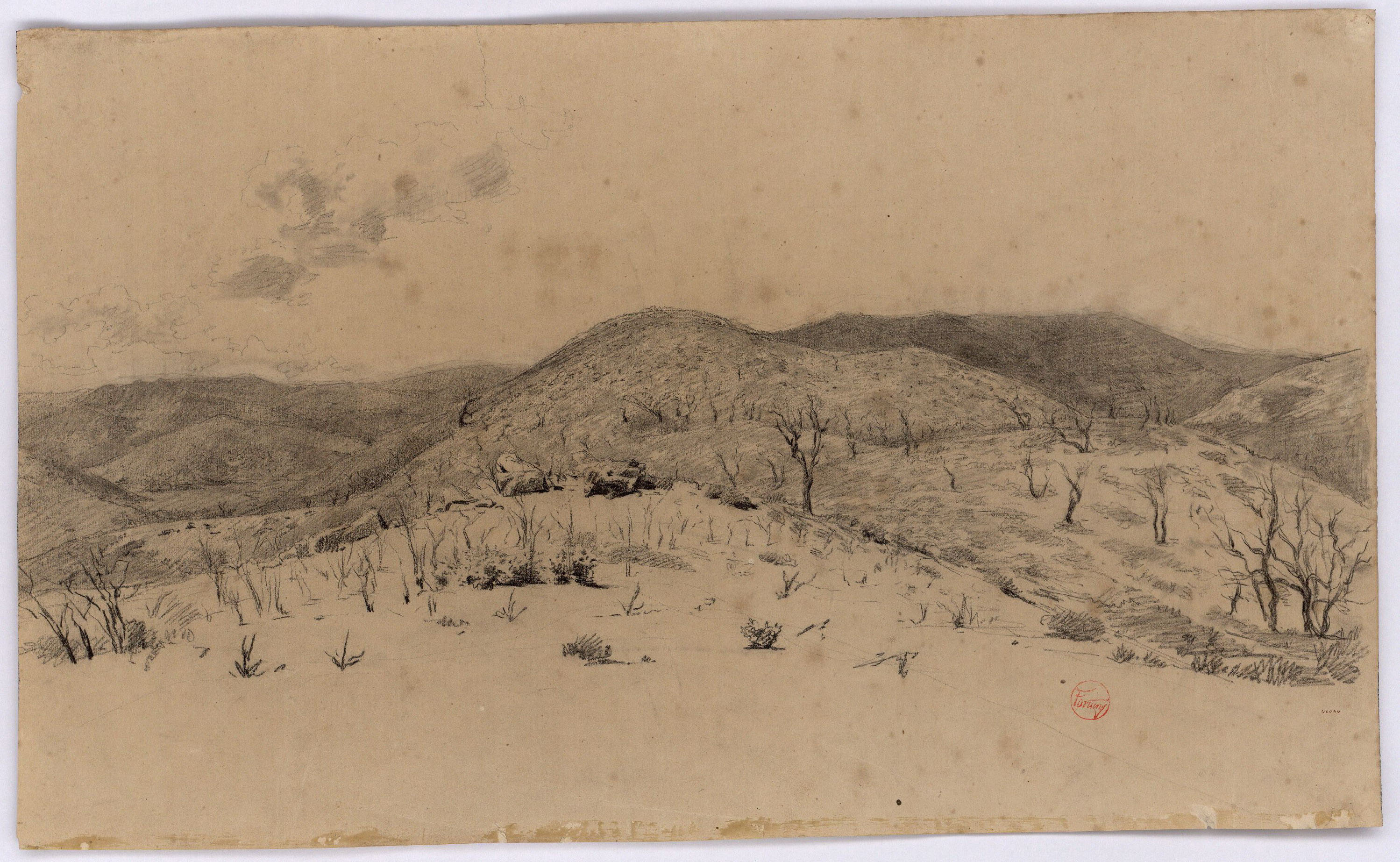image for: Marià Fortuny - Paisatge marroquí - Cap a 1860-1862