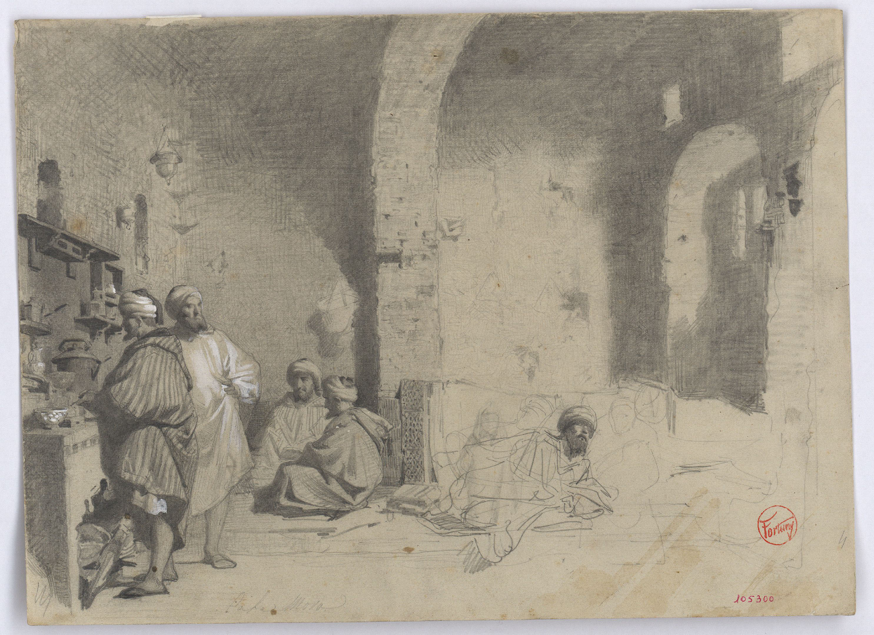 image for: Marià Fortuny - Café marroquí - 1860