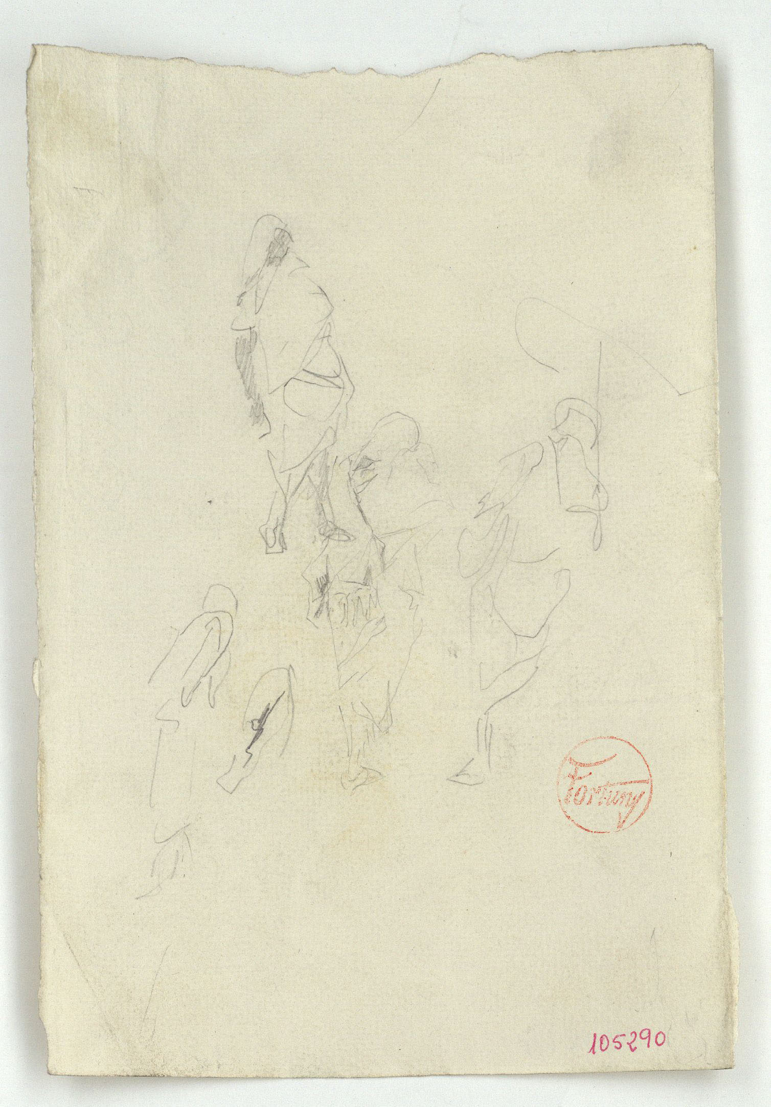 image for: Marià Fortuny - Croquis de marroquins - Cap a 1860-1862