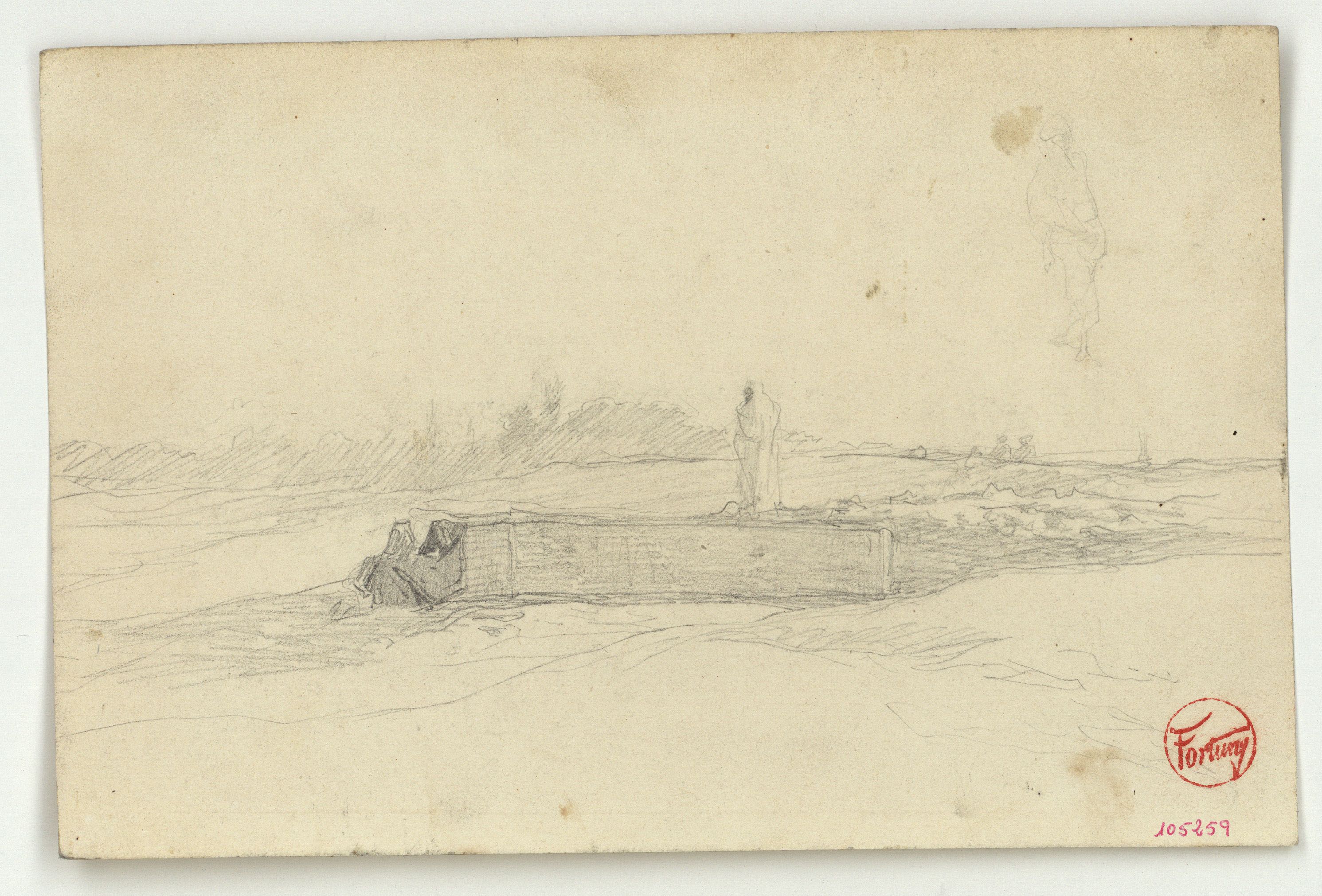 image for: Marià Fortuny - Marroquins en un paisatge - Cap a 1860-1862