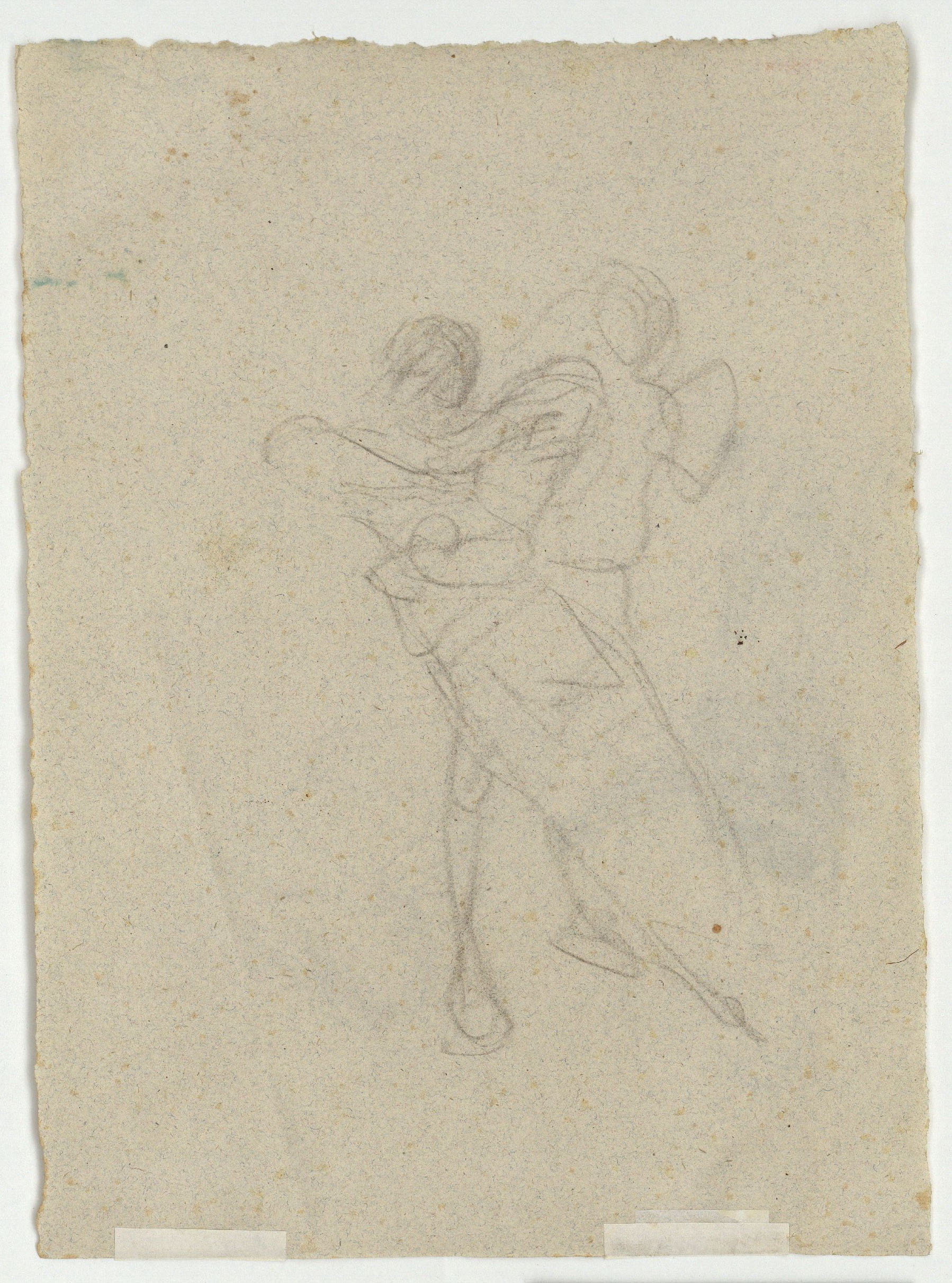 image for: Marià Fortuny - Estudi per al quadre «El jardí dels poetes» (anvers) / Estudi per al quadre «El jardí dels poetes» (revers) - Cap a 1871 [1]