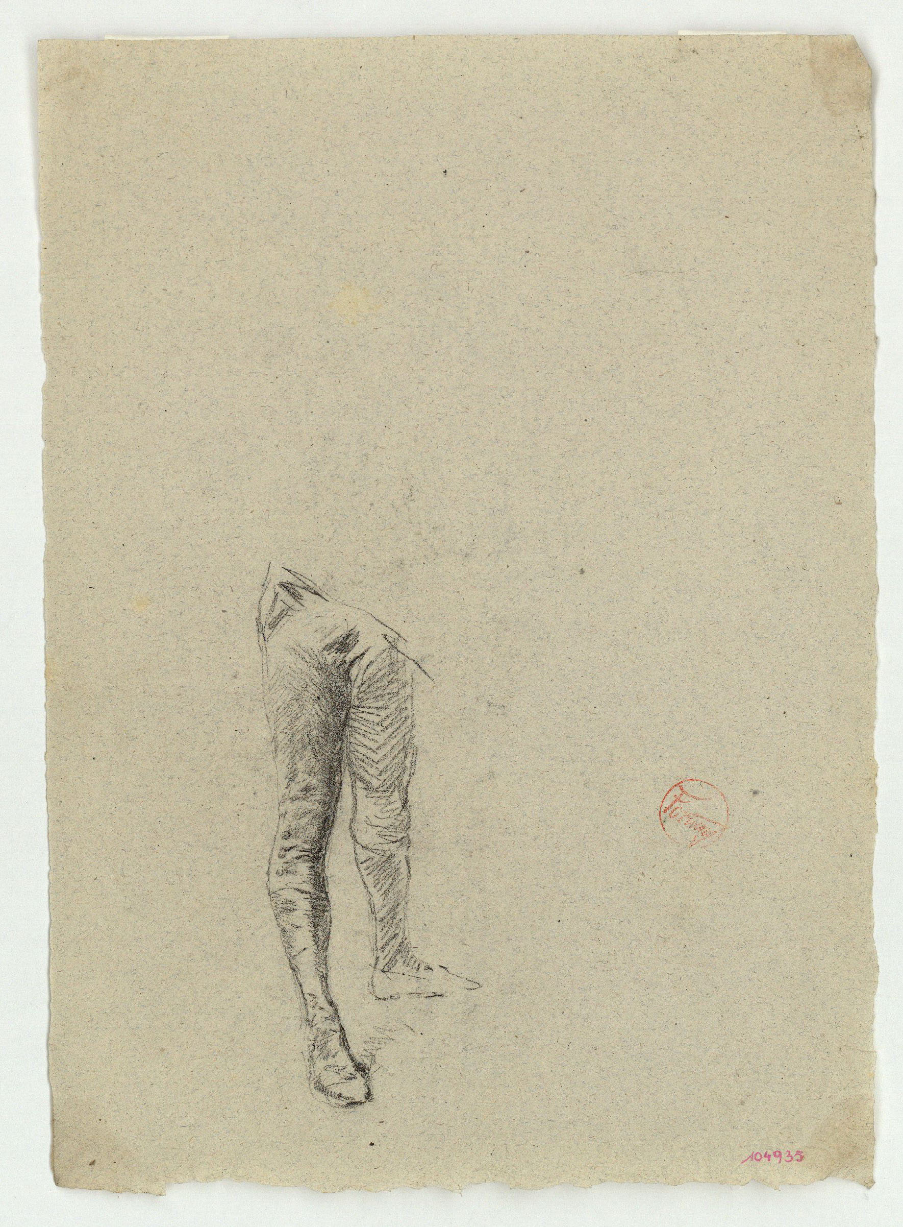 image for: Marià Fortuny - Estudi per al quadre «L&#039;elecció de la model» (anvers) / Estudi per al quadre «L&#039;elecció de la model» (revers) - Cap a 1868-1870