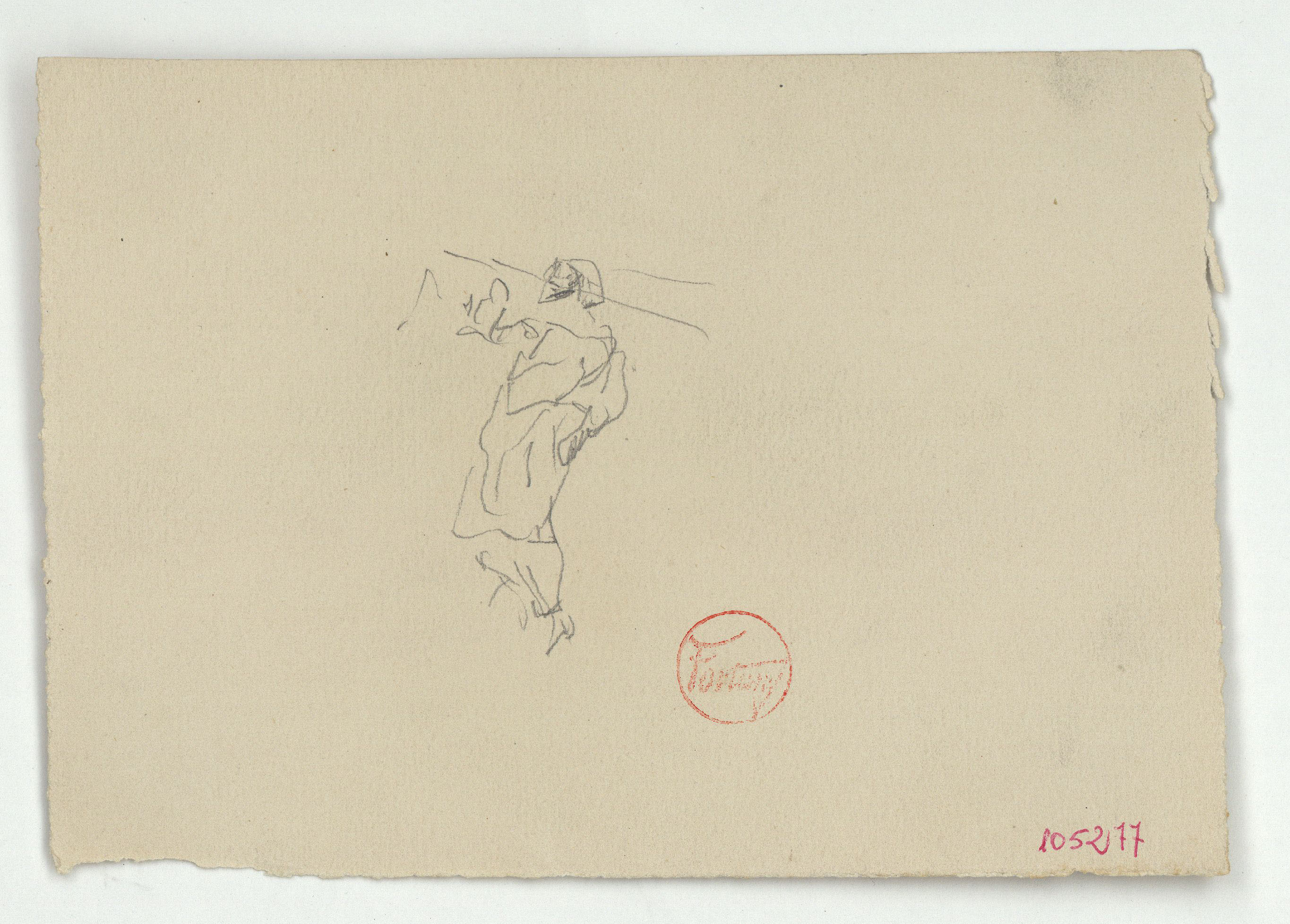 image for: Marià Fortuny - Esbós de marroquí - Cap a 1860-1862