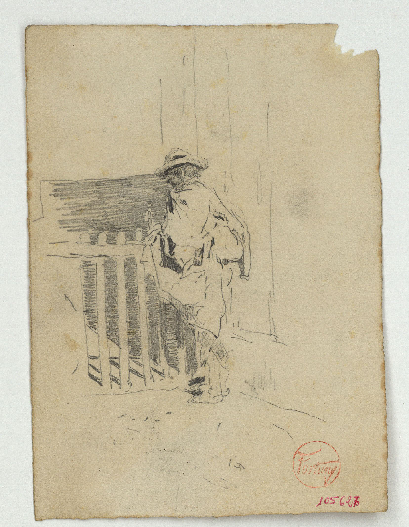 image for: Marià Fortuny - Pidolaire - Cap a 1867-1872