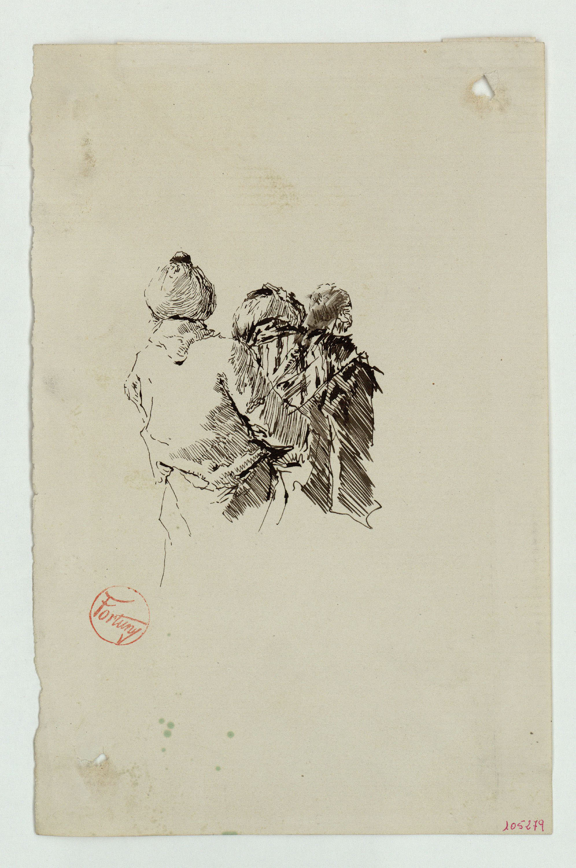 image for: Marià Fortuny - Marroquins - Cap a 1860