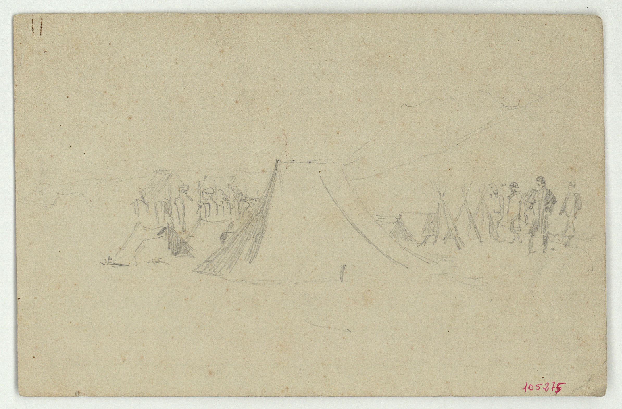 image for: Marià Fortuny - Campament militar - Cap a 1860